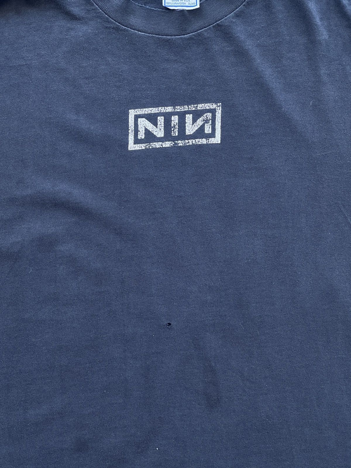 Band Tees Vintage 1990 Nine Inch Nails NIN Distressed Tee XL Size US XL / EU 56 / 4 - 6 Thumbnail