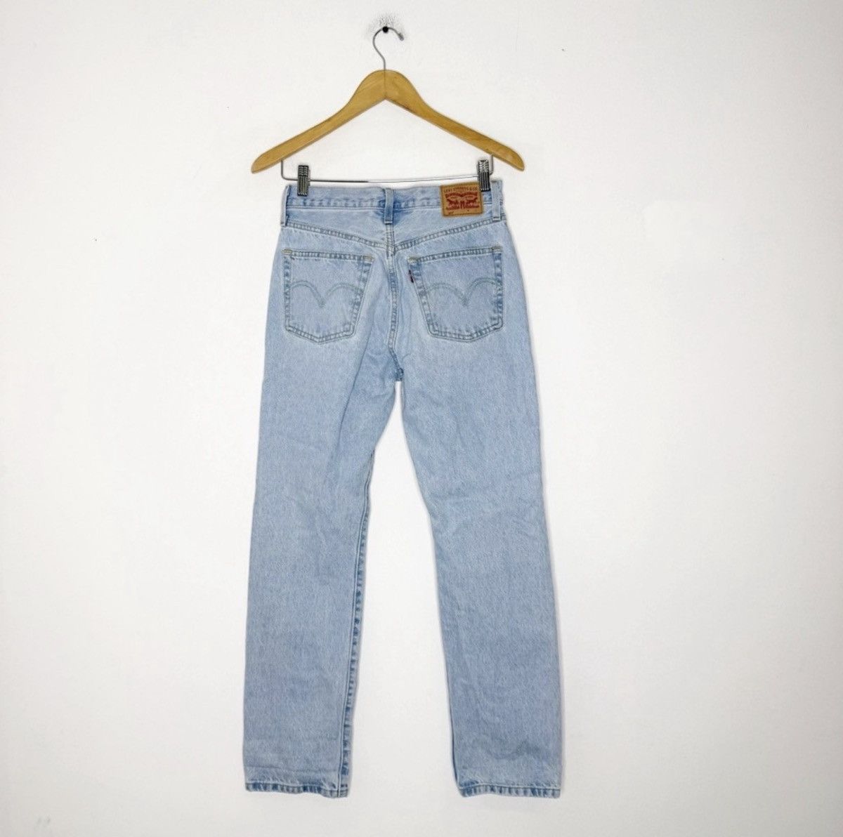 Levi's Levi’s 501 Original Fit Distressed Light Wash Jeans Size 26 Size 26" / US 2 / IT 38 - 2 Thumbnail