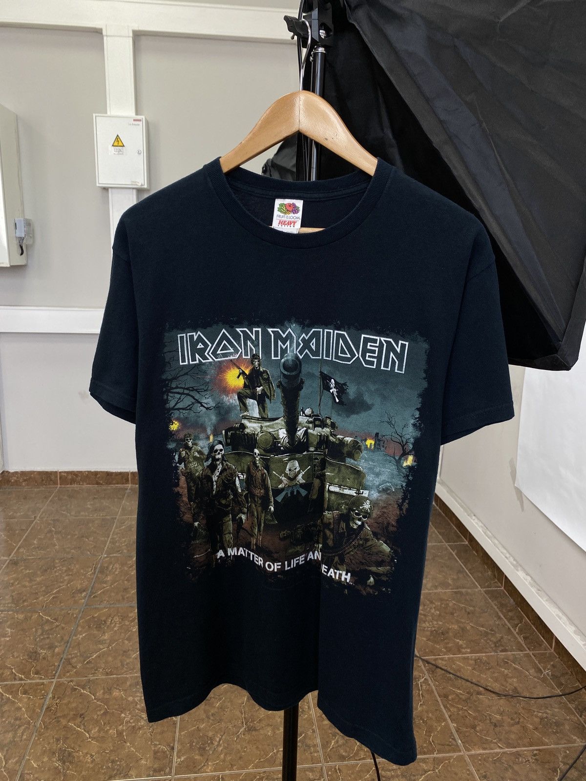 Iron Maiden 🇬🇧☠️ Vintage 2006 Iron Maiden A Matter of Life and Death Tee Size US M / EU 48-50 / 2 - 1 Thumbnail