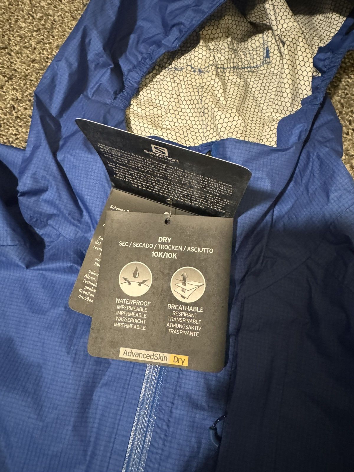 Salomon Salomón Bonatti Waterproof Jacket Size US L / EU 52-54 / 3 - 5 Thumbnail