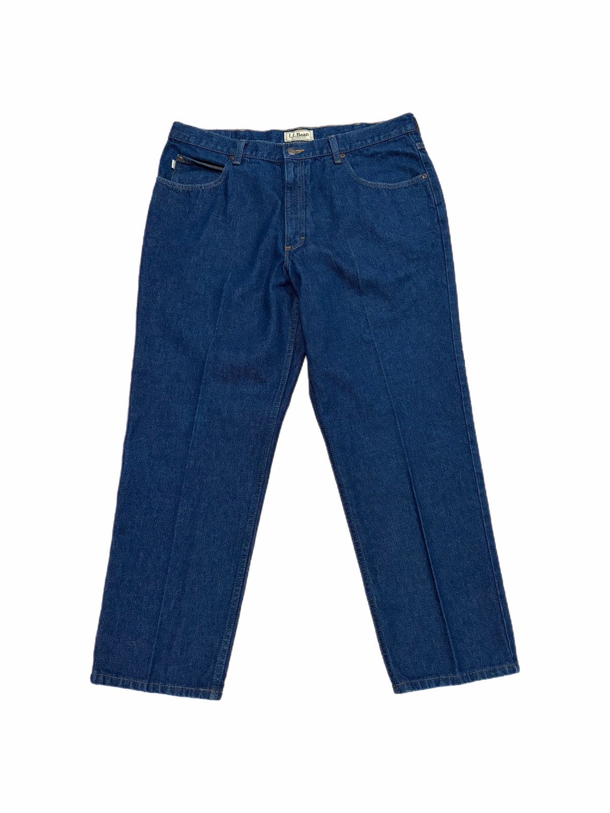 L.L. Bean L.L.Bean Classic Fit Denim Jeans 38x28 Size US 38 / EU 54 - 2 Thumbnail