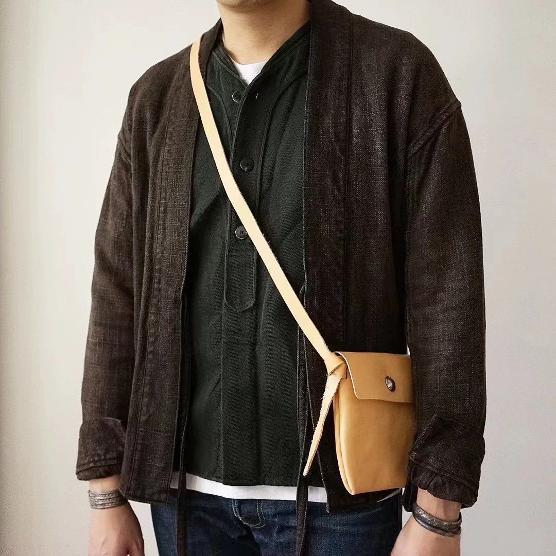Visvim VISVIM LHAMO 18SS natural mud-dyed linen dōragi pre-owned s1 Size S / US 4 / IT 40 - 4 Thumbnail