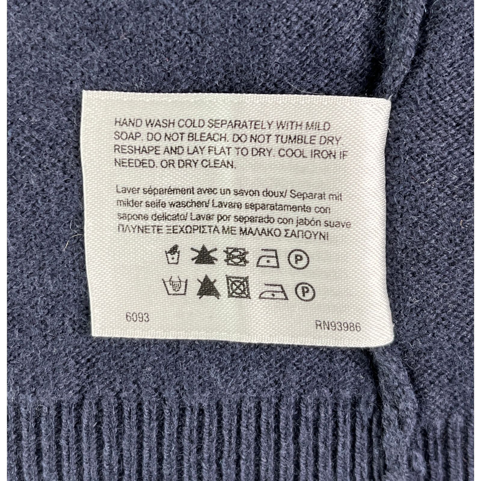 Brooks Brothers 1-72 BROOKS BROTHERS 346 Men's Sweater Crew Neck Navy XL Size US XL / EU 56 / 4 - 9 Thumbnail