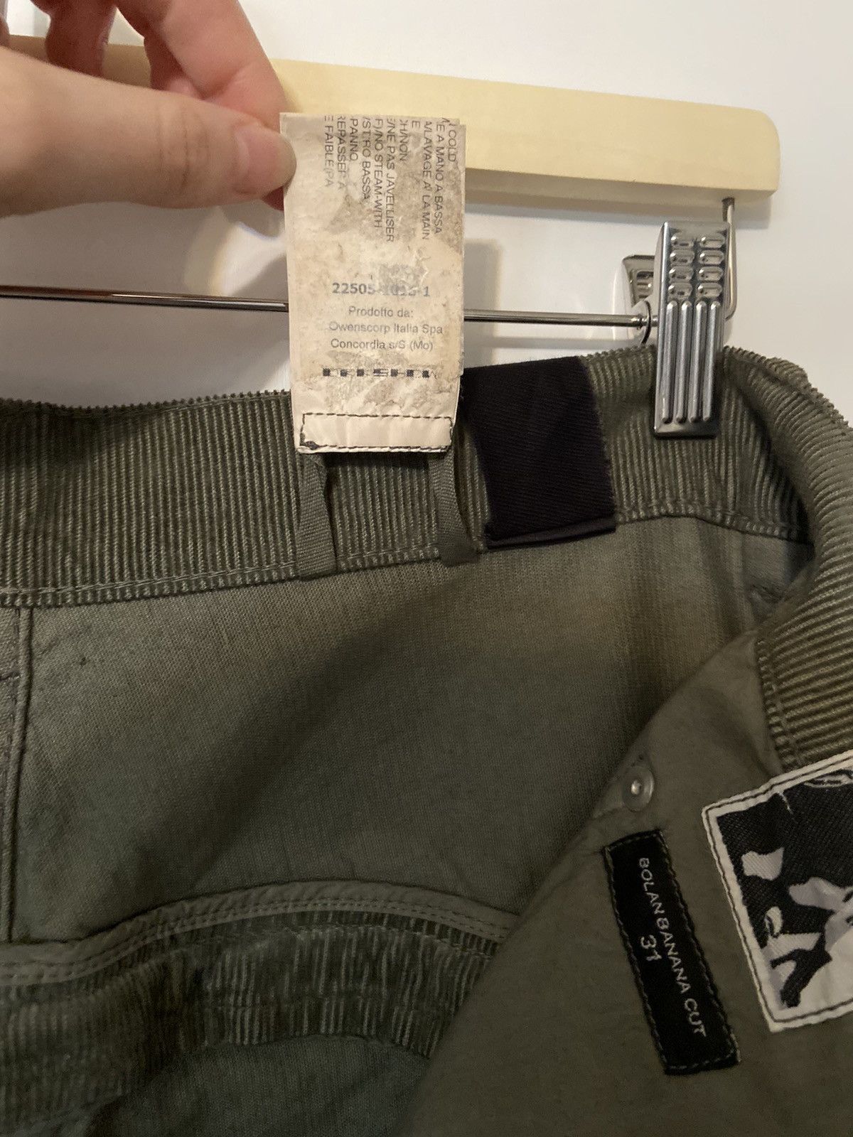 Rick Owens × Rick Owens Drkshdw Rick Owens Drkshdw Bolan Banana Cut Corduroy Pants Size US 31 - 6 Thumbnail