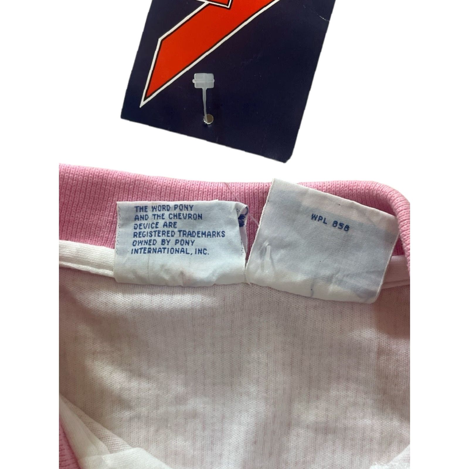 PONY VINTAGE PONY Polo Shirt Womens S Pink 80s NWT Deadstock Shirt Womens Pink 80s Vintage Size S / US 4 / IT 40 - 7 Thumbnail