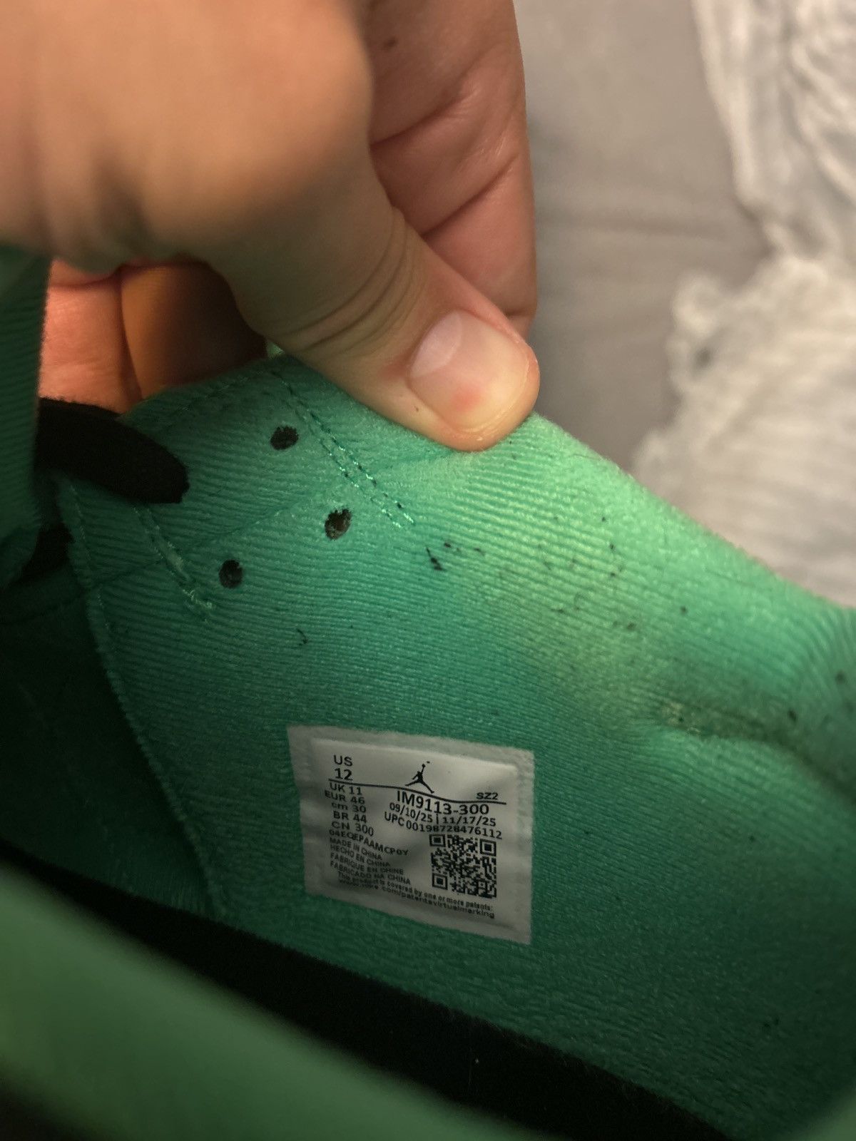 Travis Scott Travis Scott Jumpman Jack Green Spark Size US 12 / EU 45 - 6 Thumbnail