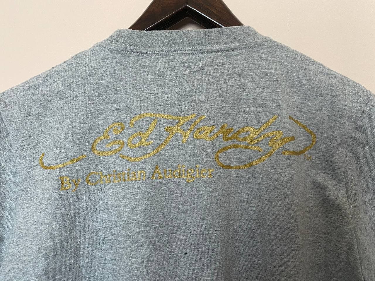 Ed Hardy Vintage 00s Ed Hardy Christian Audigier Y2K T-Shirt Size M / US 6-8 / IT 42-44 - 7 Thumbnail