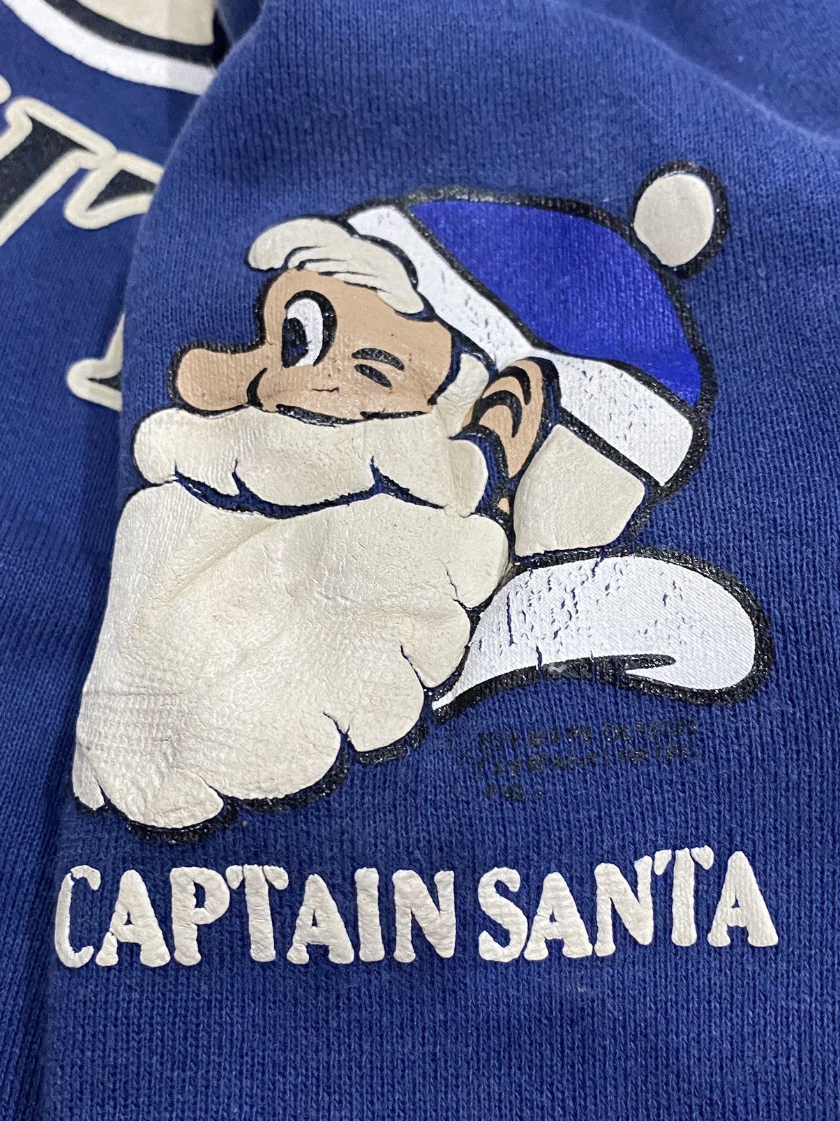 Captain Santors Vtg Captain Santa Sweatshirt (M) Size US M / EU 48-50 / 2 - 8 Thumbnail