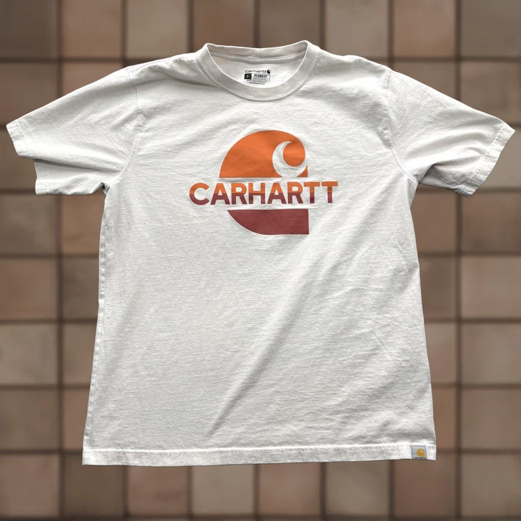 Carhartt Carhartt Mens Large White Graphic Shirt - Workwear - Logo Size US L / EU 52-54 / 3 - 1 Thumbnail