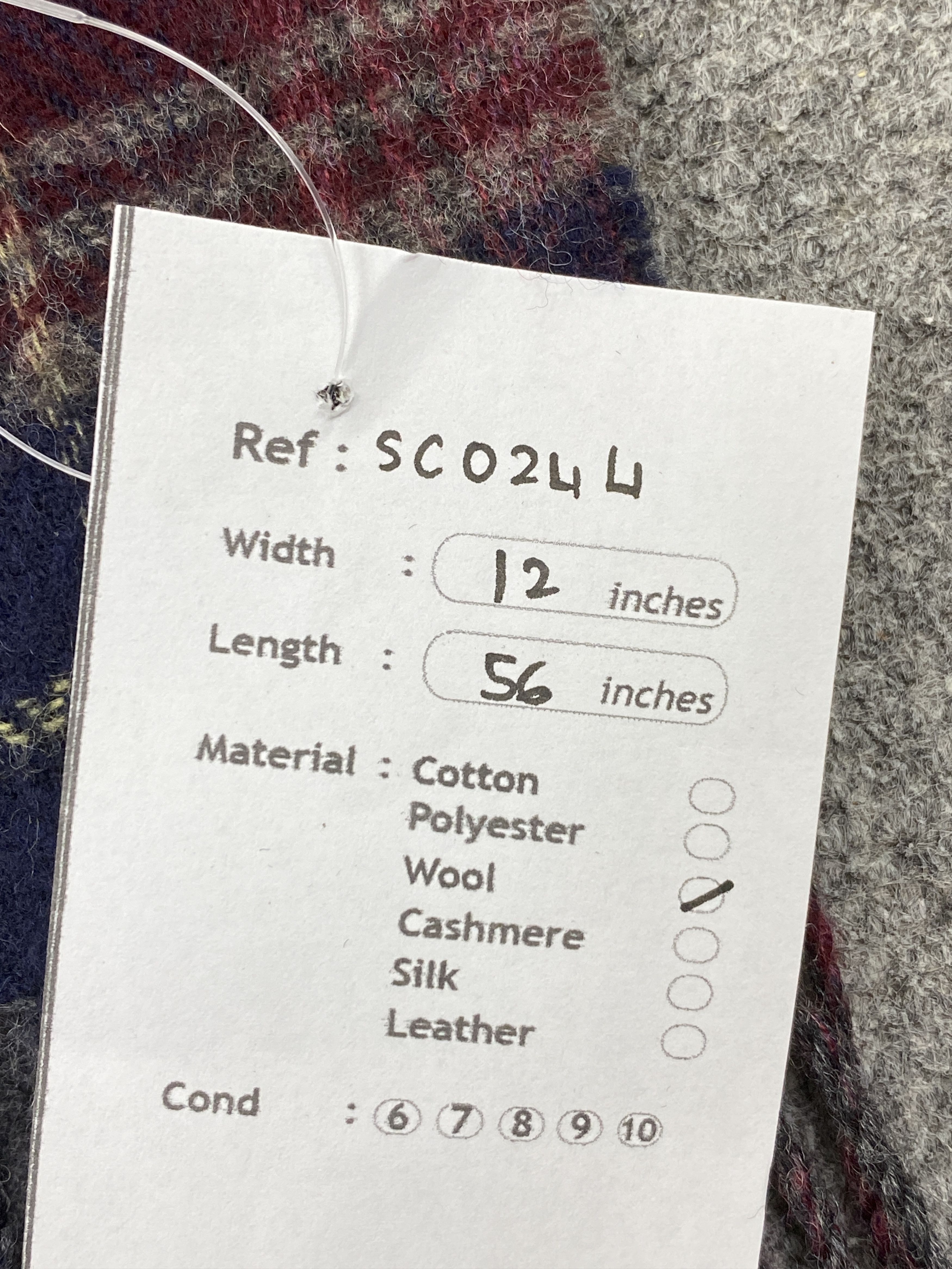 S.T. Dupont S.T Dupont Wool Scarf Muffler Neckwear SC0244 Size ONE SIZE - 8 Thumbnail