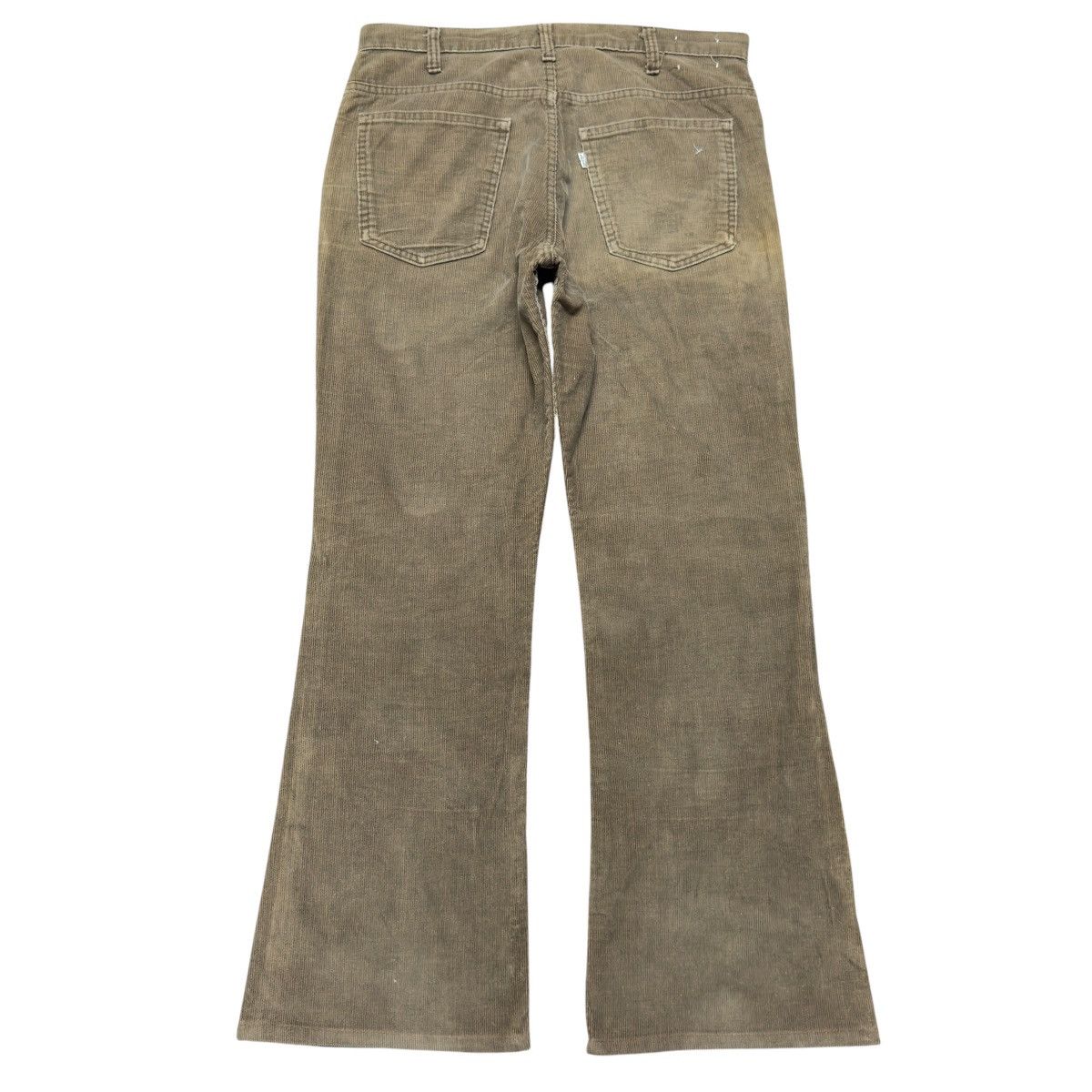 Levi's Vintage 70s Levis 646 Brown Corduroy Flare Jeans Size US 34 / EU 50 - 2 Thumbnail
