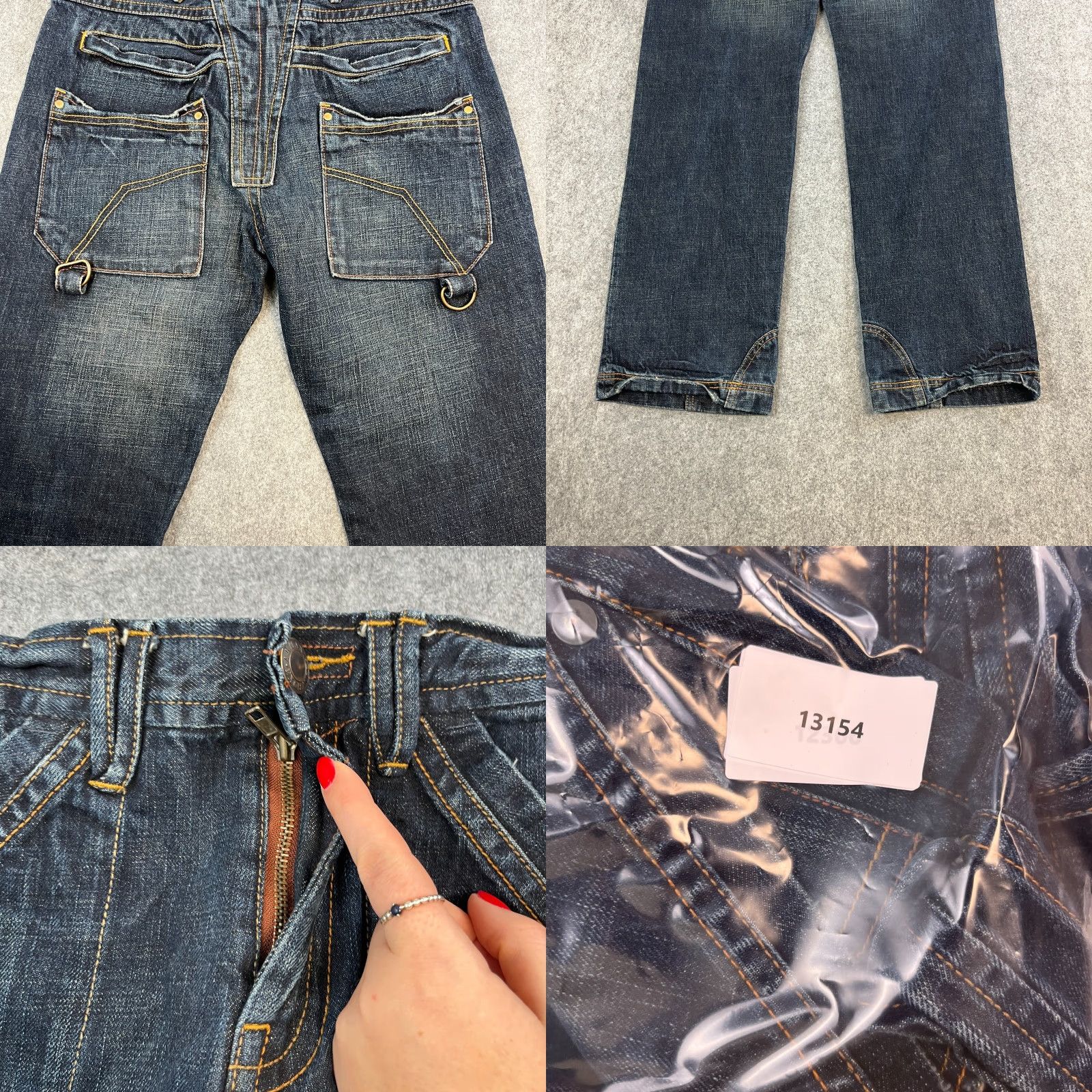 Armani Exchange Armani Exchange Jeans Regular Straight 31 Dark Wash Blue Vintage Y2K Mens Size 31 Jeans Regular Denim 5-Pocket Blue Mens Size US 31 - 8 Thumbnail
