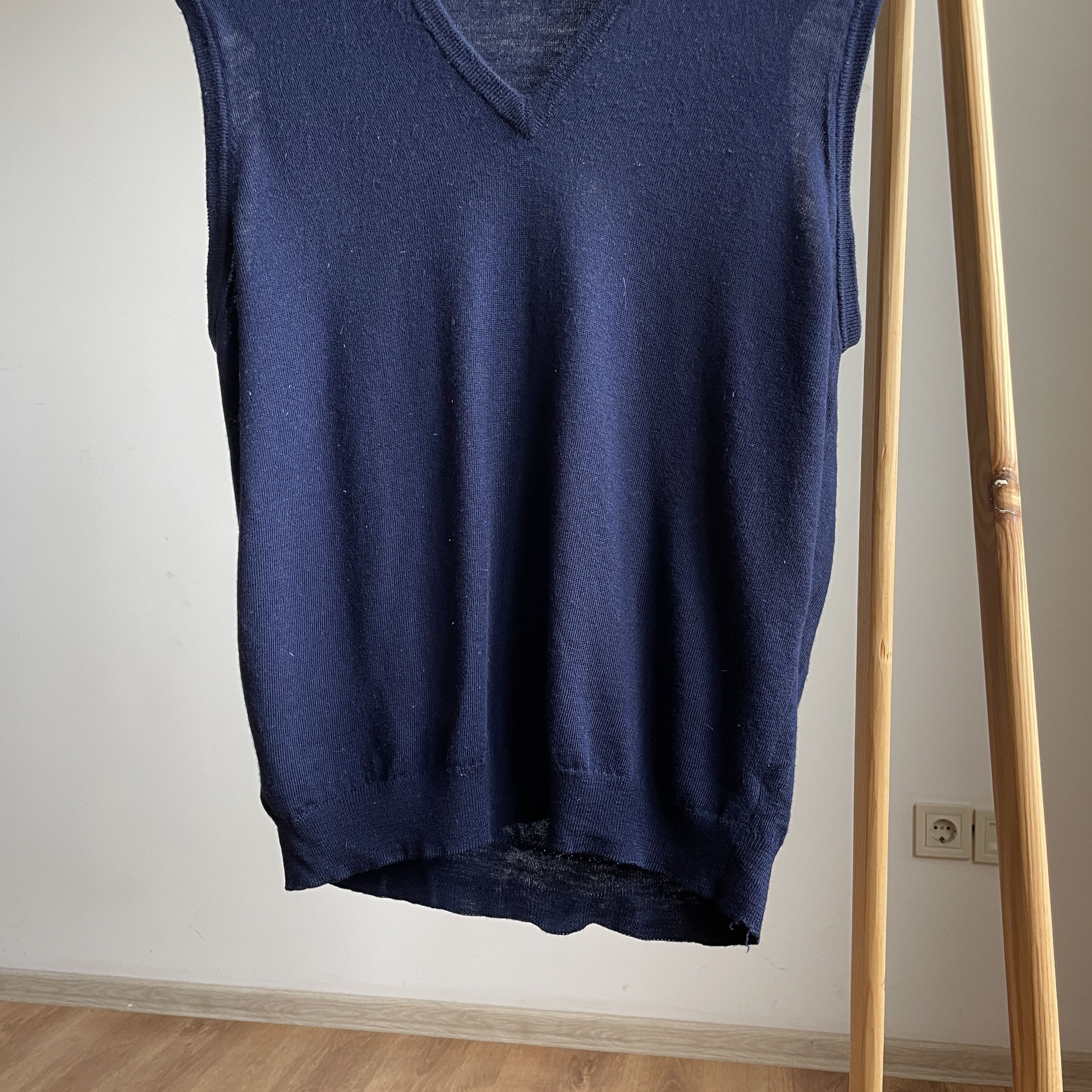 John Smedley John Smedley Vintage 90's 80's Wool Sweater Vest Size US L / EU 52-54 / 3 - 4 Thumbnail