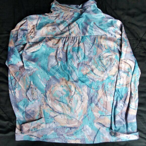 Other Vintage Gilda California Abstract Polyester Disco Shirt Size L / US 10 / IT 46 - 5 Thumbnail