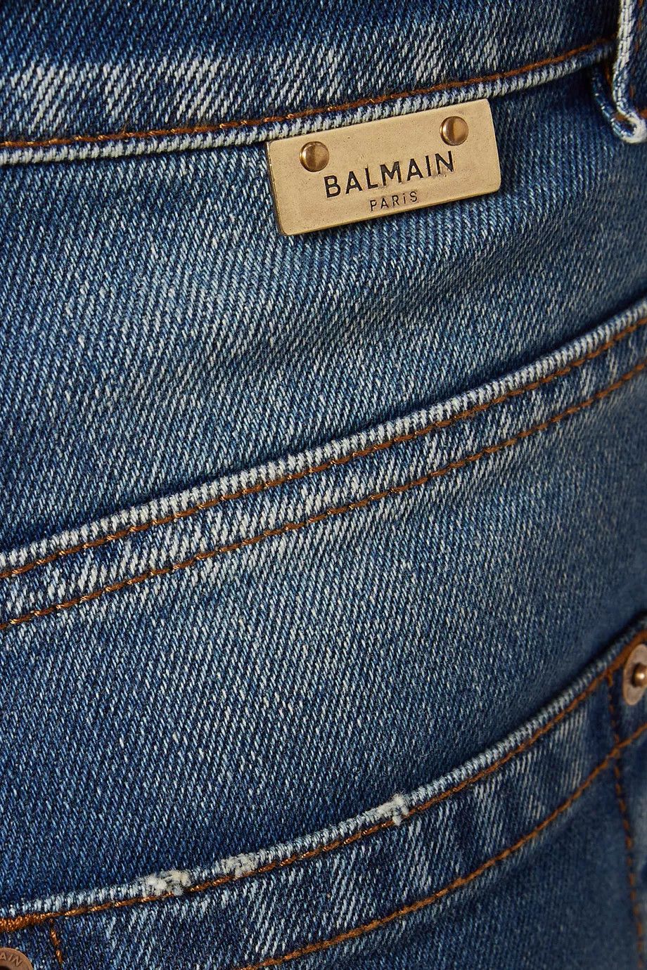 Balmain o1y0625 Denim Pant in Blue Size 28" / US 6 / IT 42 - 4 Thumbnail