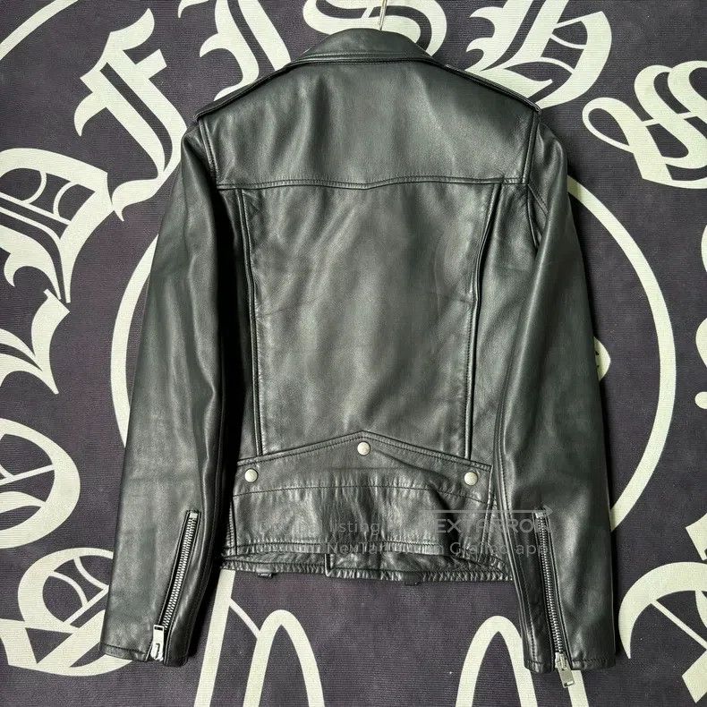 Saint Laurent Paris Saint Laurent Paris Lamb Leather Motorcycle Jacket Size US S / EU 44-46 / 1 - 2 Thumbnail
