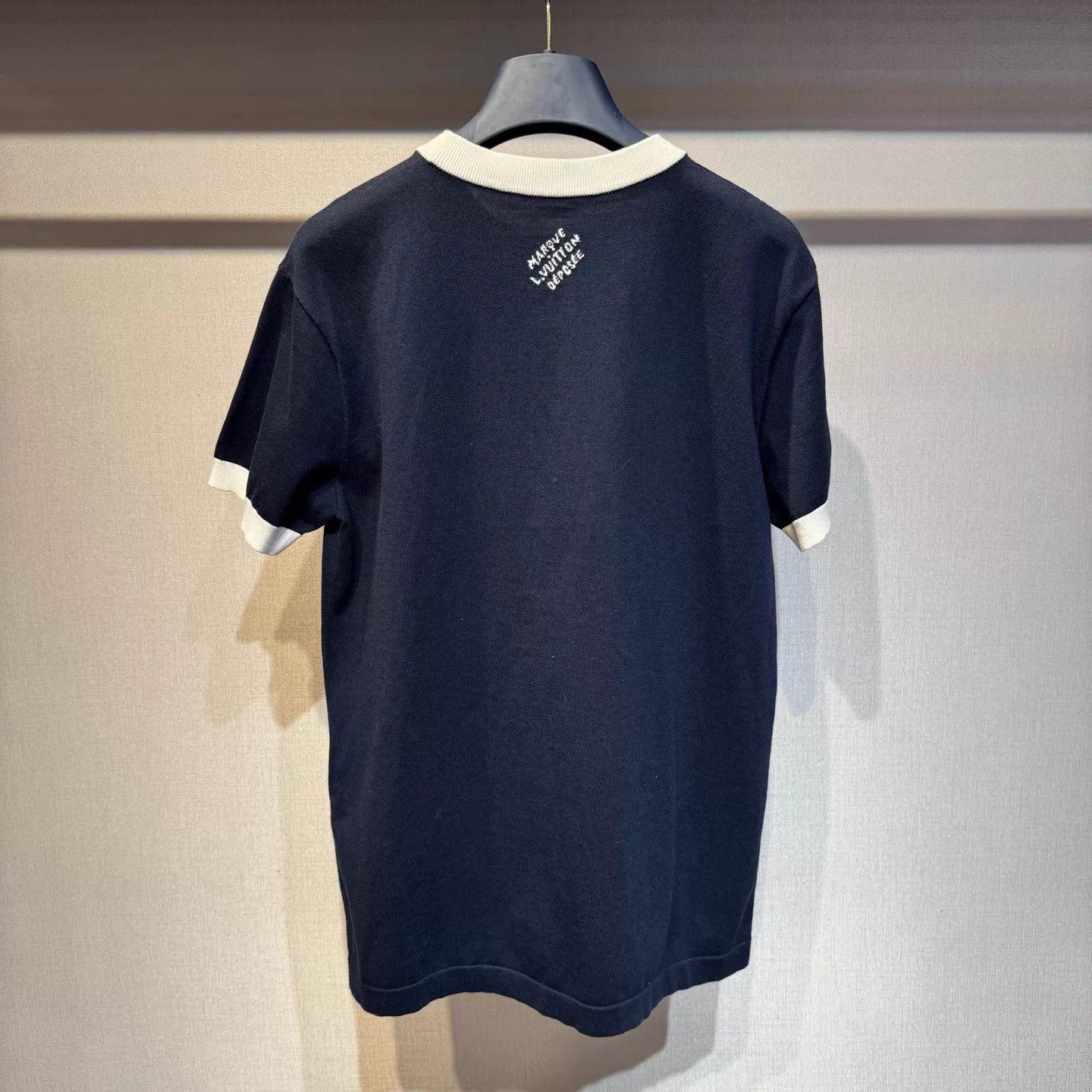 Louis Vuitton LV Floral Embroidery Knit Short Sleeve Tee XS New Size XS / US 0-2 / IT 36-38 - 2 Thumbnail