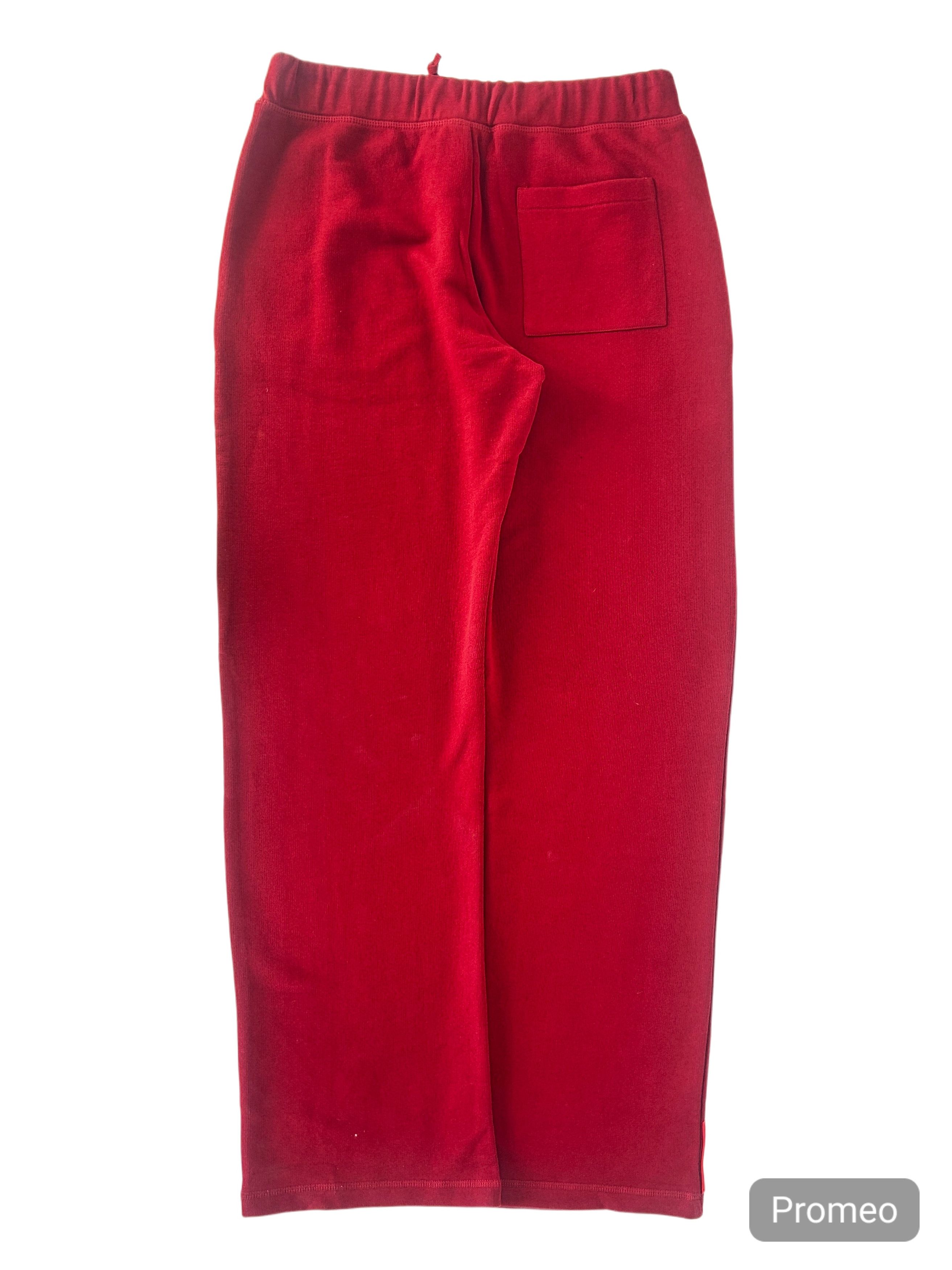 Prada Prada Linea Rossa Red JerseyTrackPantsWith'RED LINE'Branding Size US 38 / EU 54 - 3 Thumbnail