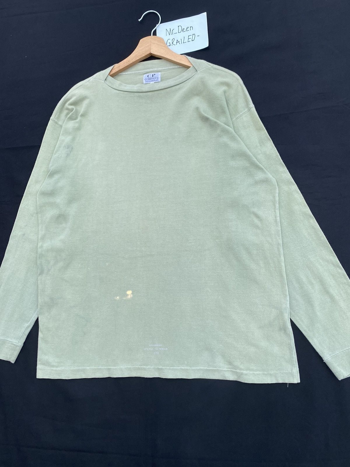 C.P. Company Vintage C.P Company Spring Summer 1991 Longsleeve Tshirt Size US L / EU 52-54 / 3 - 3 Thumbnail
