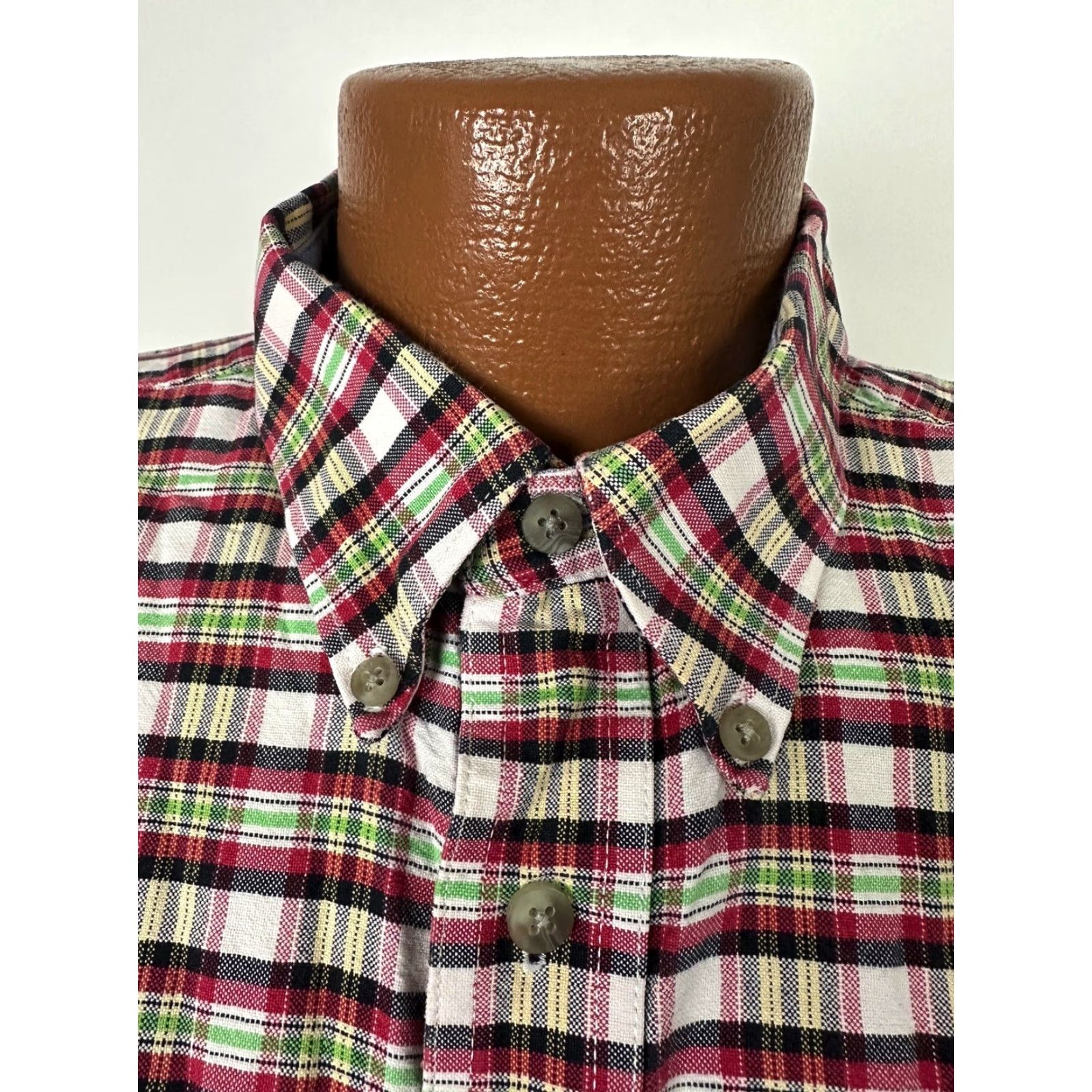 Wrangler VINTAGE Wrangler Twenty X Shirt Men XL Plaid Short Sleeve Button Up FLAW Size US XL / EU 56 / 4 - 4 Thumbnail