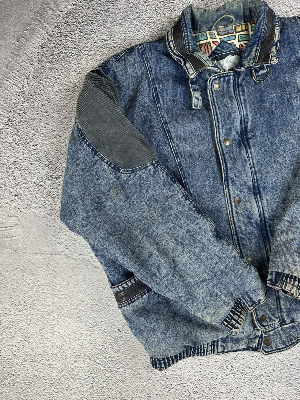If Six Was Nine Vintage In Crowd Denim Jacket 90s Hip Hop Style Faded Japan Size US XL / EU 56 / 4 - 15 Thumbnail