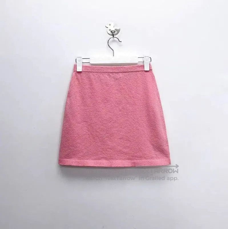 Miu Miu Miu Miu Pink Cotton Blend Skirt . Size 23" - 2 Thumbnail