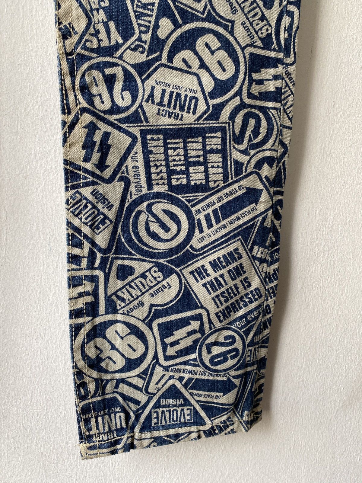 Hysteric Glamour × Japanese Brand Japanese Brand Original Jeans Fullprint Design Denim Size US 32 / EU 48 - 5 Thumbnail