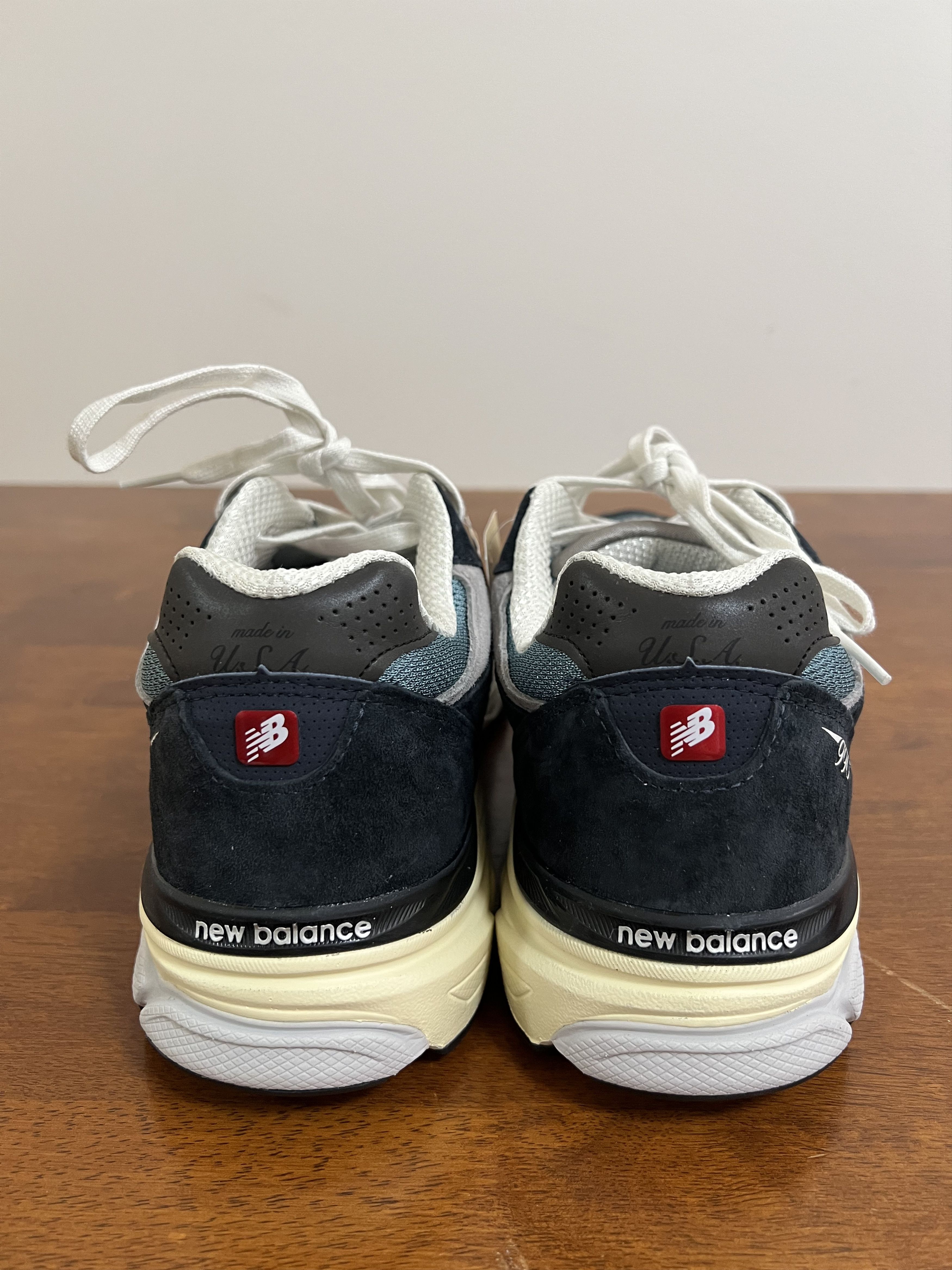 New Balance 💚 2022 New Balance Made In USA 990v3 Teddy Santis Navy Size US 13 / EU 46 - 6 Thumbnail