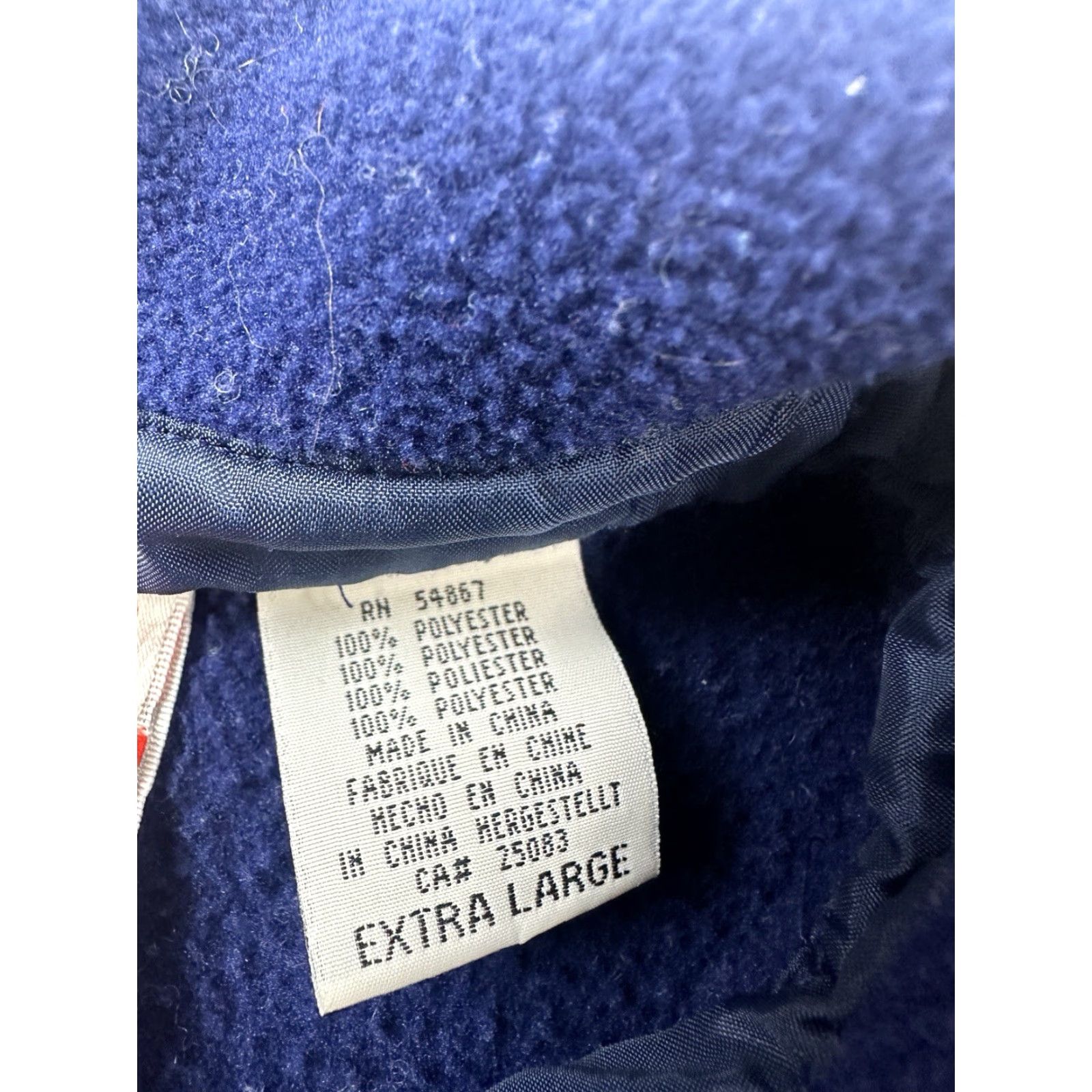 Disney Winnie Pooh Jacket Womens XL Blue Fleece Button Up Ladies Size XL / US 12-14 / IT 48-50 - 4 Thumbnail