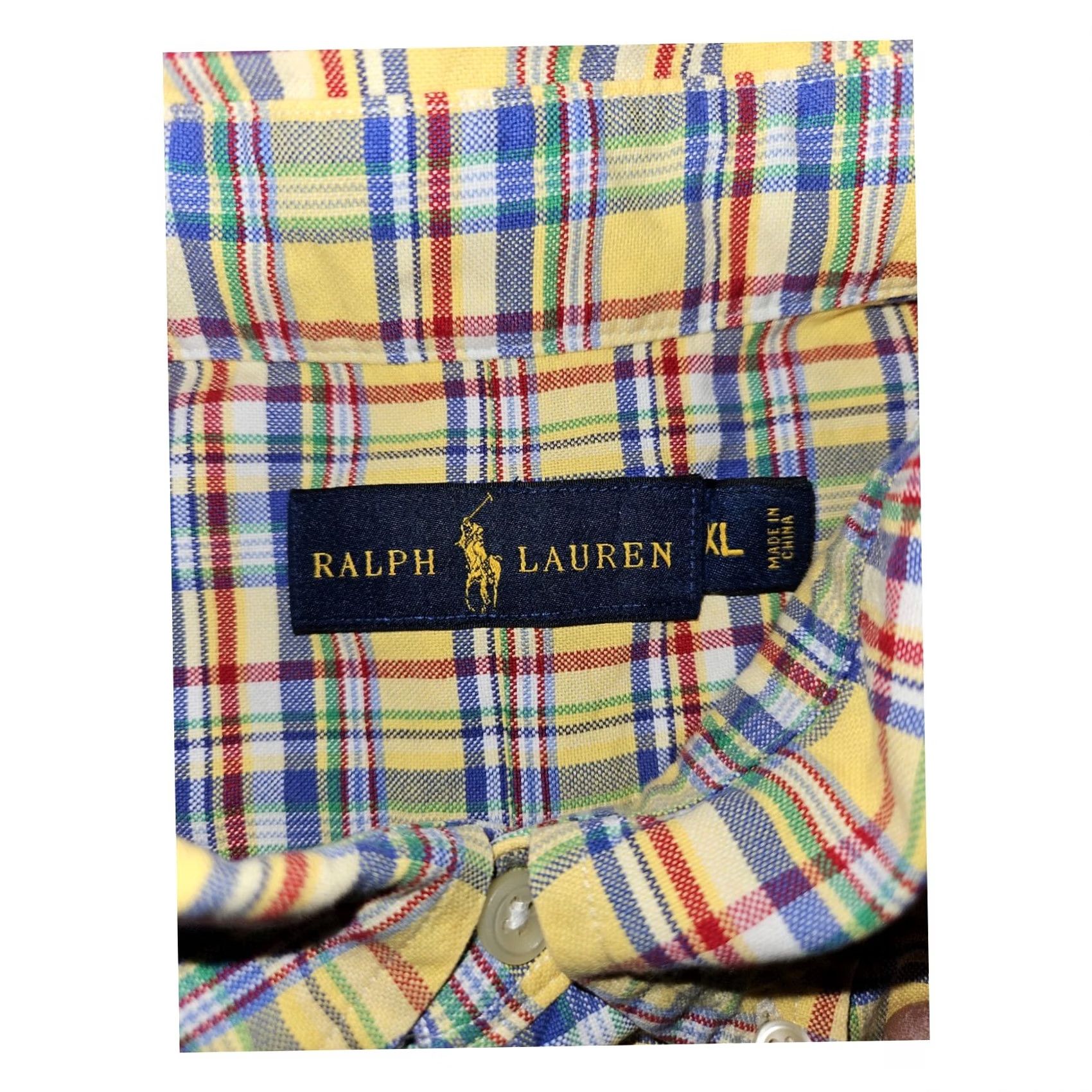 Ralph Lauren VINTAGE Ralph Lauren Button-Down Shirt XL Men's Long Sleeve Tartan Plaid Classic Casual Size US XL / EU 56 / 4 - 2 Thumbnail