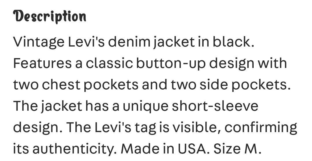 Levi's Vtg x Rare Levis Black Denim Jacket Size US L / EU 52-54 / 3 - 15 Thumbnail