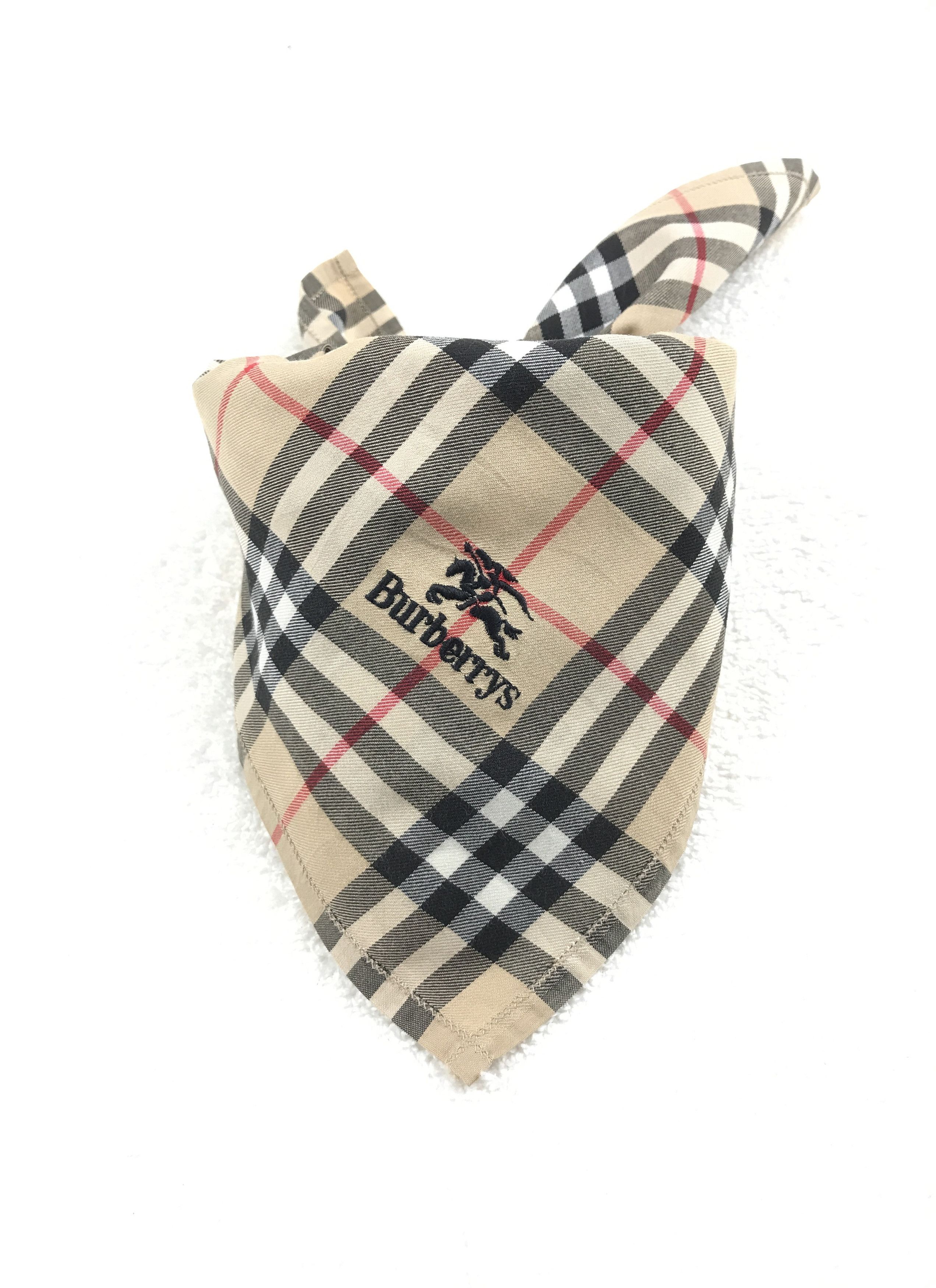 Burberry × Vintage Vintage Burberry Nova Check Bandana Neckerchief Handkerchief Size ONE SIZE - 3 Thumbnail