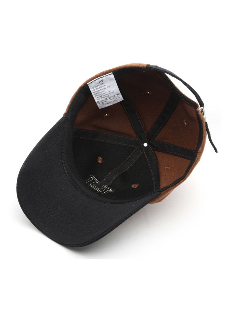 Other Letter H Brown and Black Adjustable Baseball Cap Size ONE SIZE - 4 Thumbnail