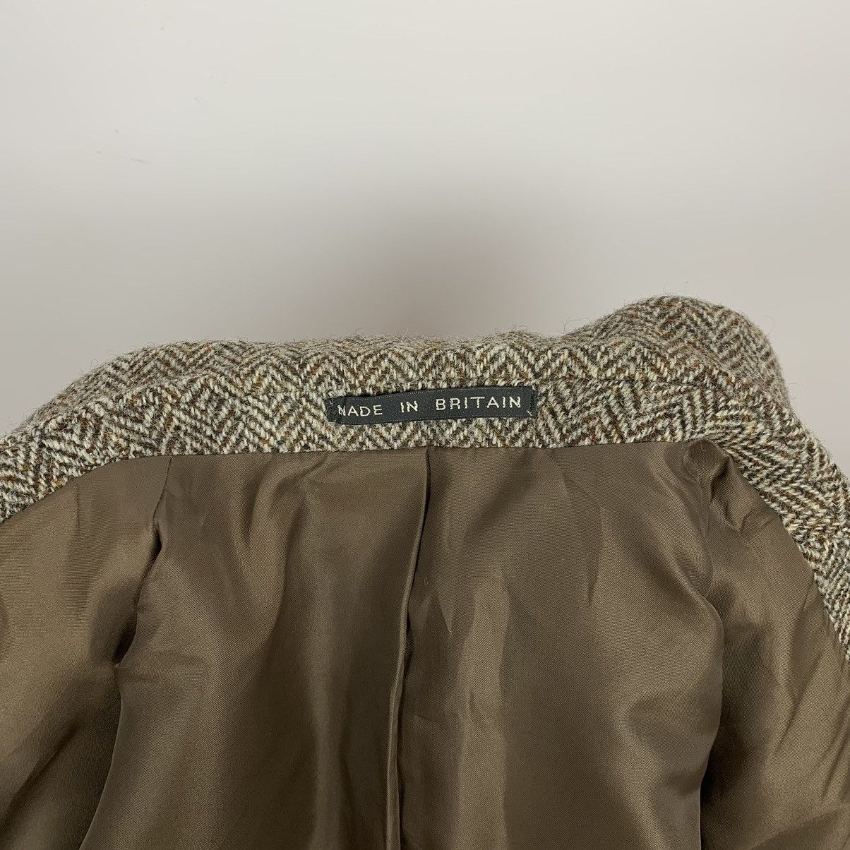Harris Tweed Vintage Harris Tweed Wool Single Breasted Blazer Jacket 40R Size 40R - 20 Thumbnail