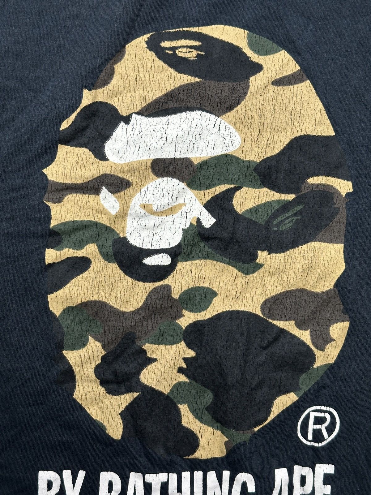Bape Bape 1st Camo Big Ape By Bathing Rare Vintage Tee Size US XXL / EU 58 / 5 - 12 Thumbnail