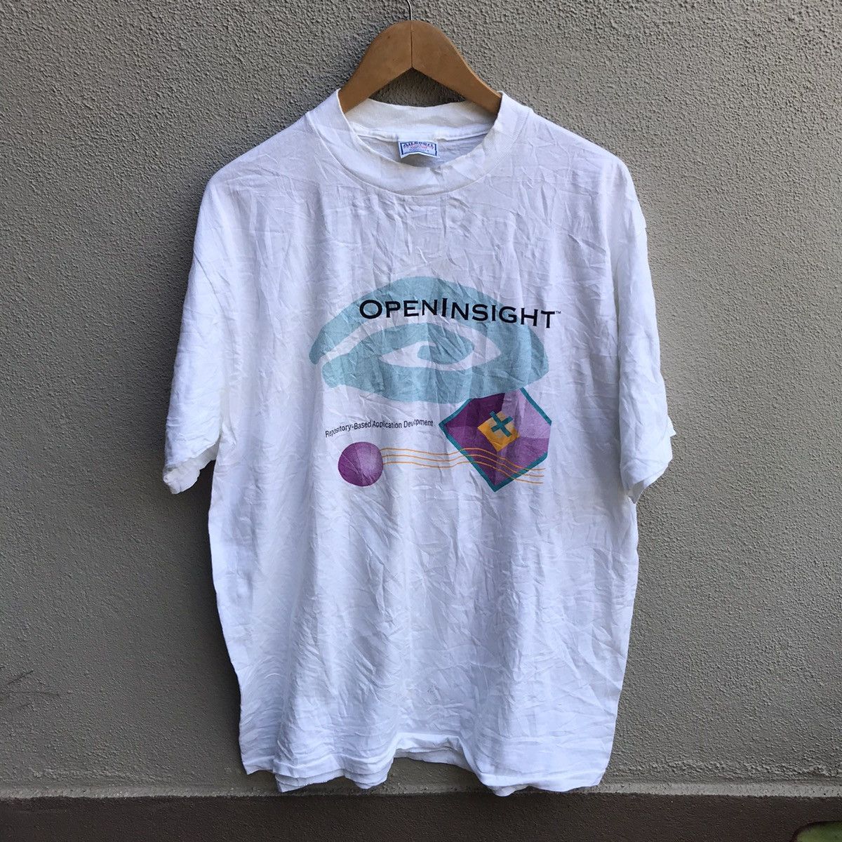 Vintage Vintage 90s OPENINSIGHT software tee microsoft Size US XL / EU 56 / 4 - 1 Thumbnail