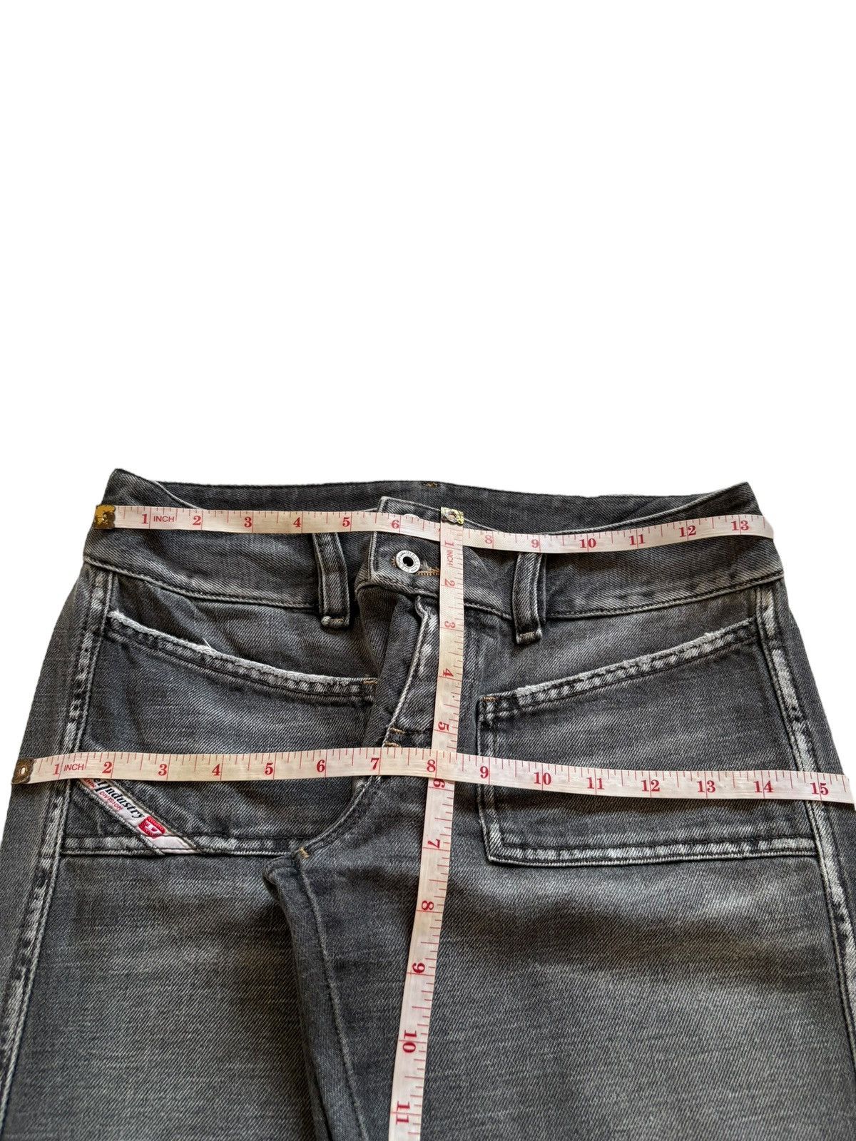 Designer × Diesel Vintage Italian Diesel Faded Wash Bush Pant Flare Jeans Size US 27 - 13 Thumbnail