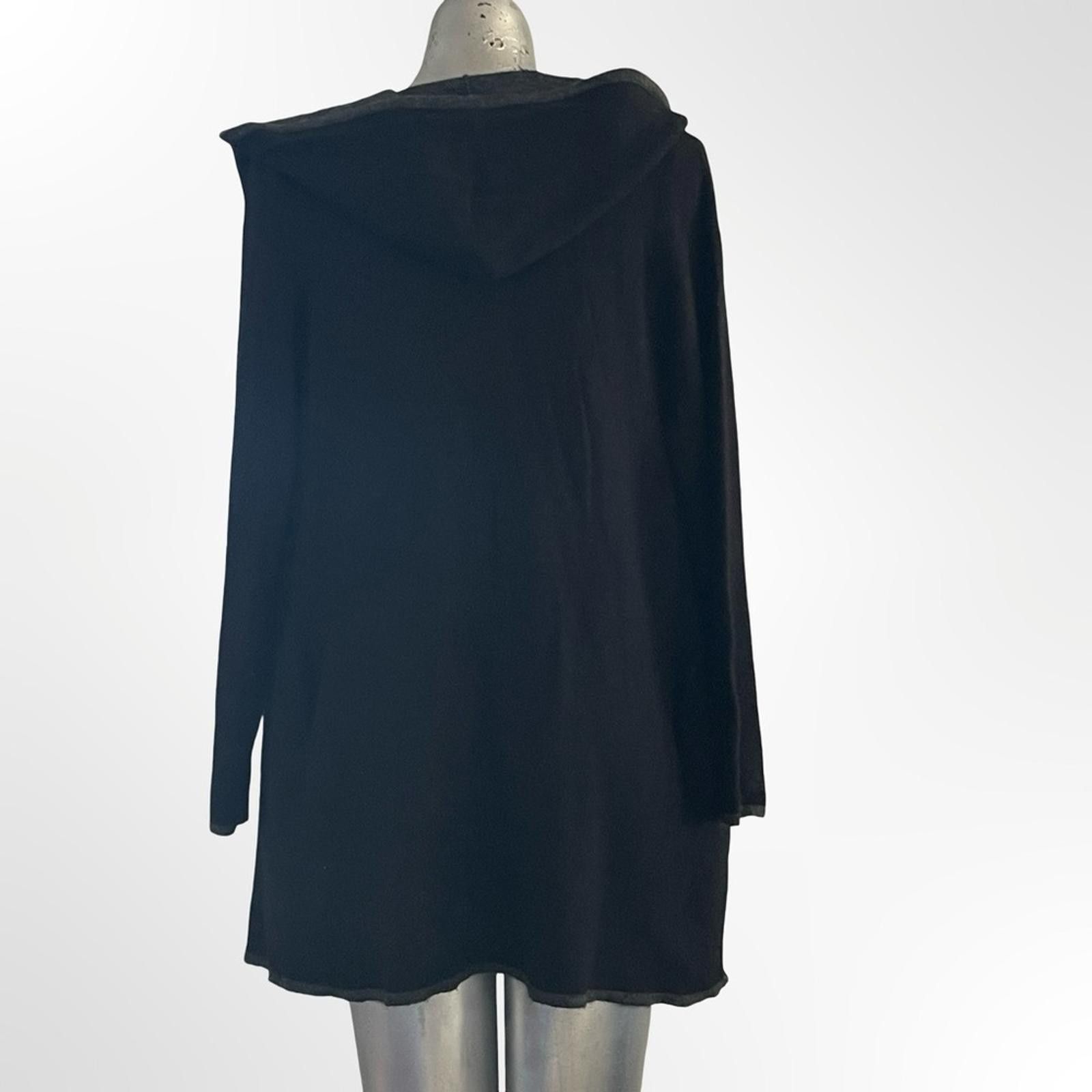 Blanc Noir Blanc Noir Black Cardigan in Medium Size M / US 6-8 / IT 42-44 - 2 Thumbnail
