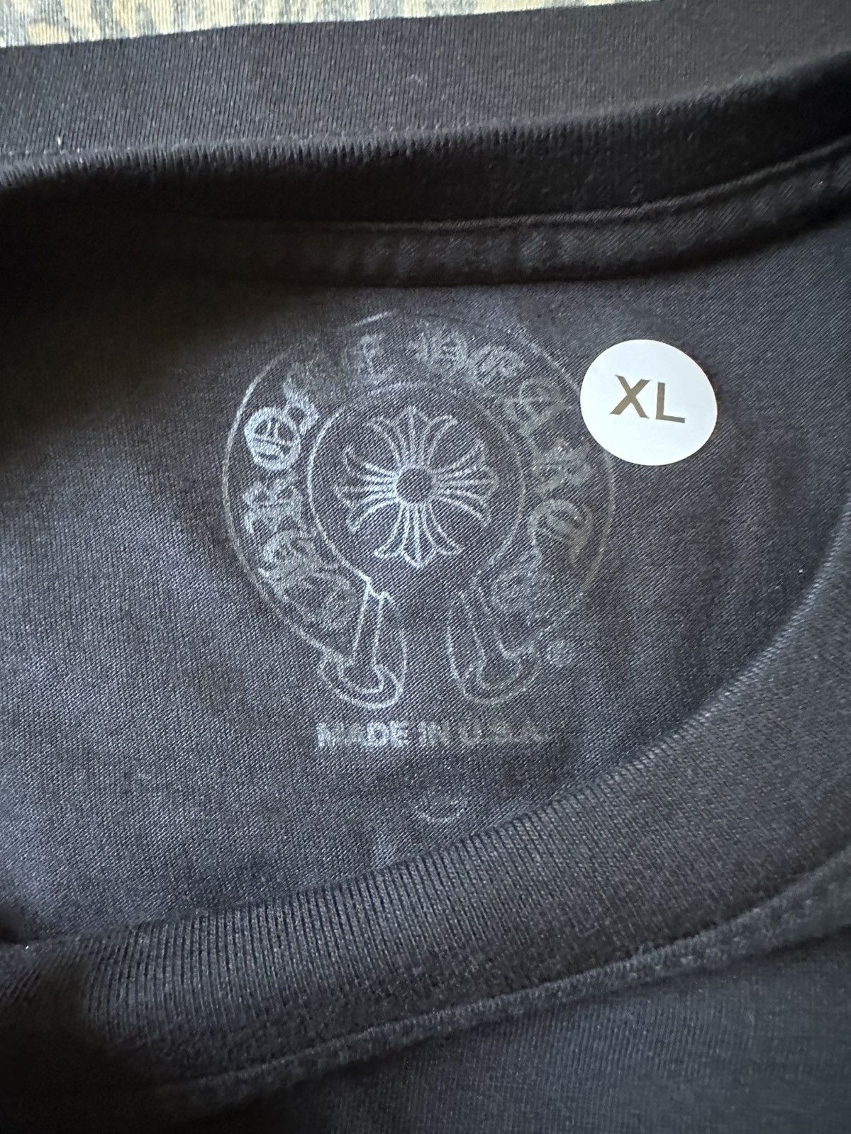 Chrome Hearts Chrome hearts Los Angeles horse shoe cross tee Size US XL / EU 56 / 4 - 4 Thumbnail