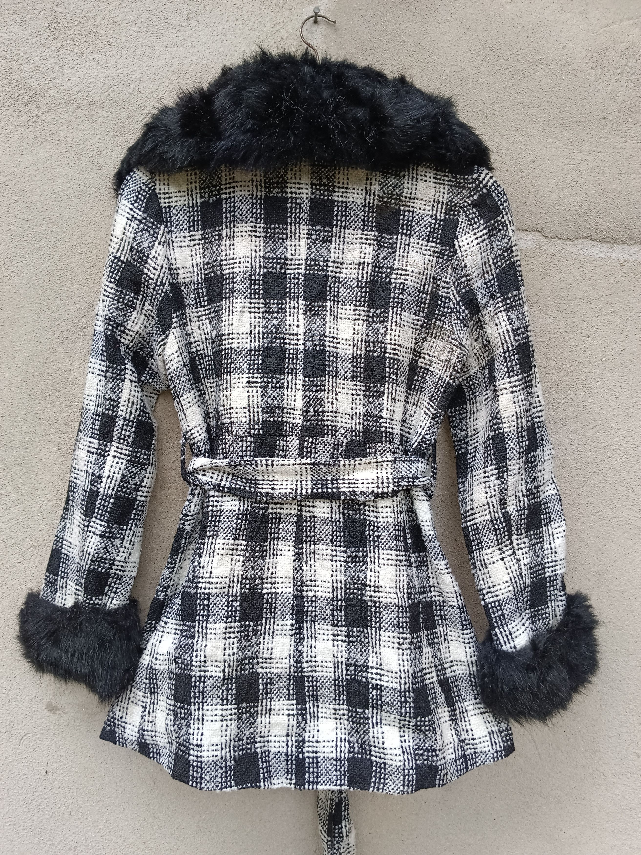 14th Addiction Japanese Brand Goctic Punk Fur Coat Jacket Size US S / EU 44-46 / 1 - 8 Thumbnail