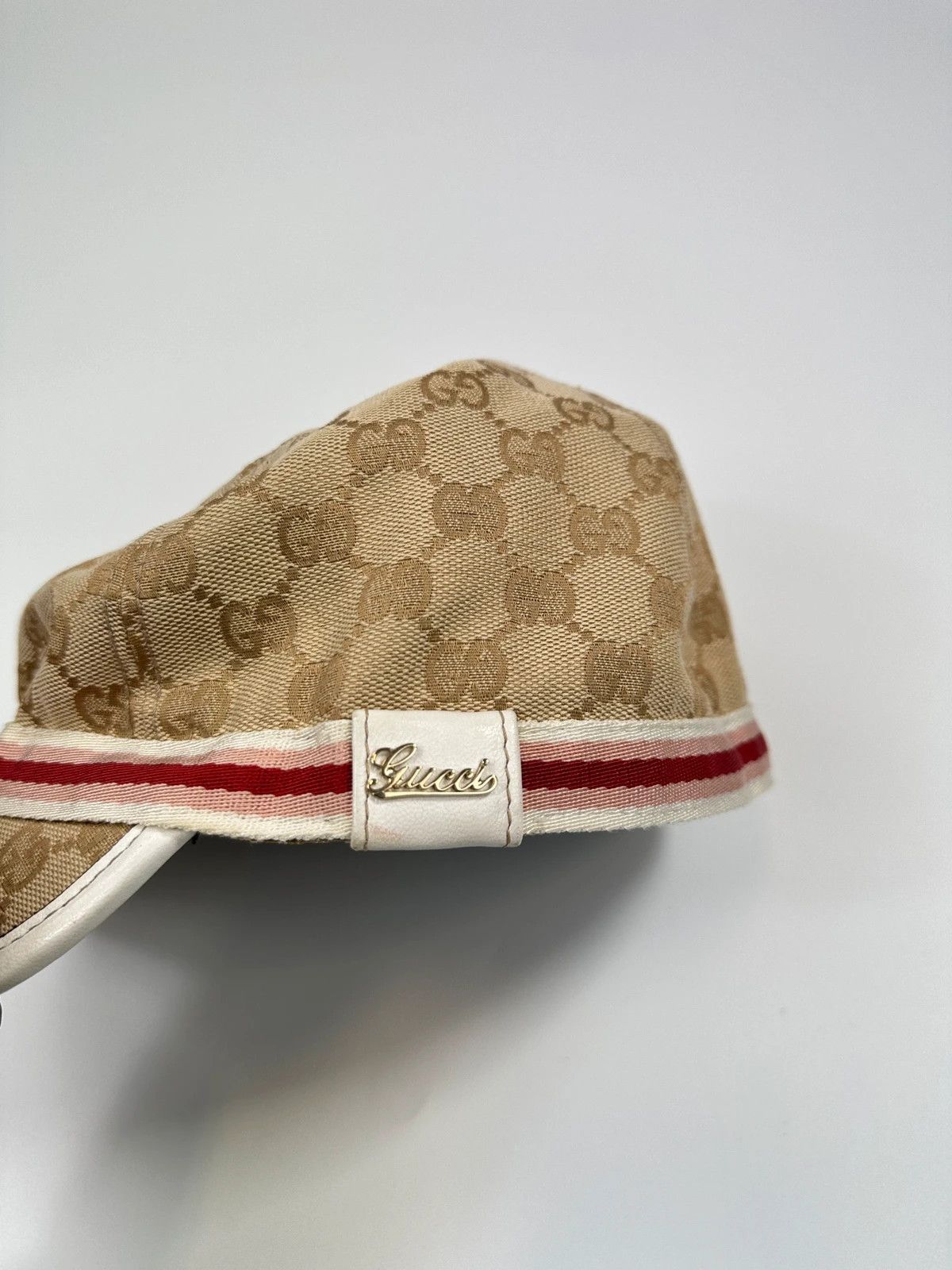 Gucci Gucci 00’s GG Monogram Pink Beige Baseball Cap Size ONE SIZE - 8 Thumbnail