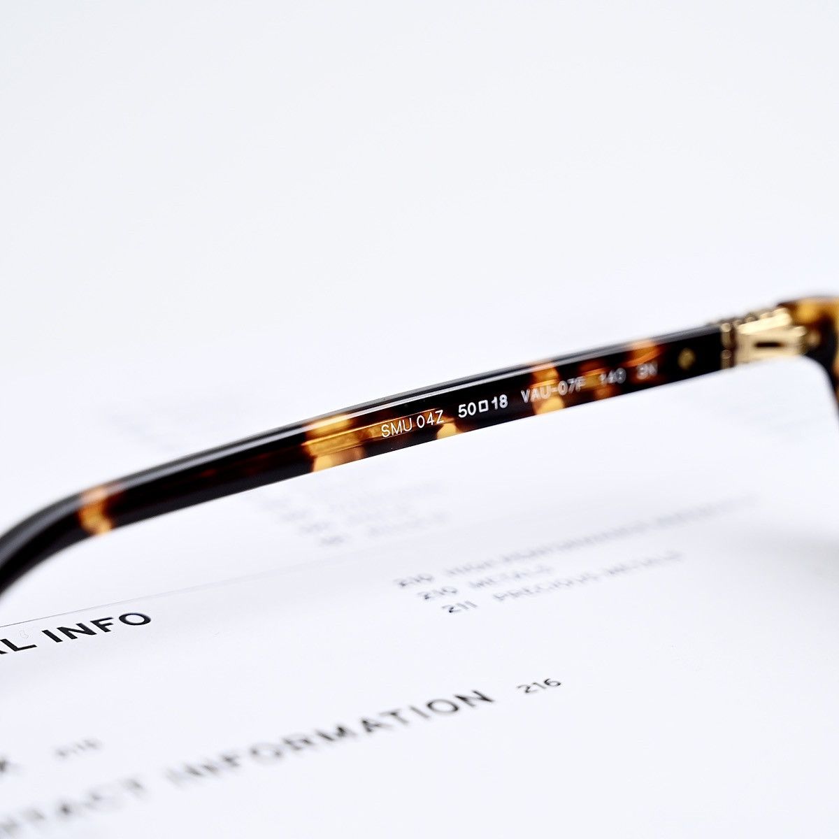 Miu Miu MIU MIU 0MU 04ZS GLASSES Size ONE SIZE - 7 Thumbnail