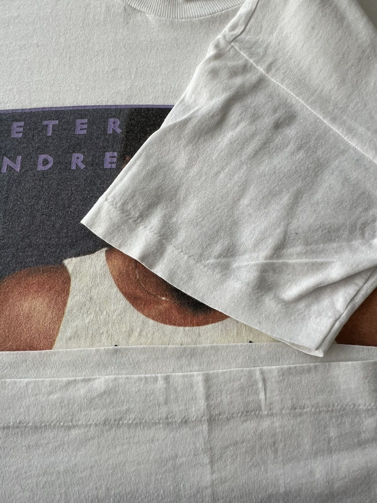 Band Tees Vintage 90s Peter Andre Pop Music White T-shirt Size US M / EU 48-50 / 2 - 8 Thumbnail