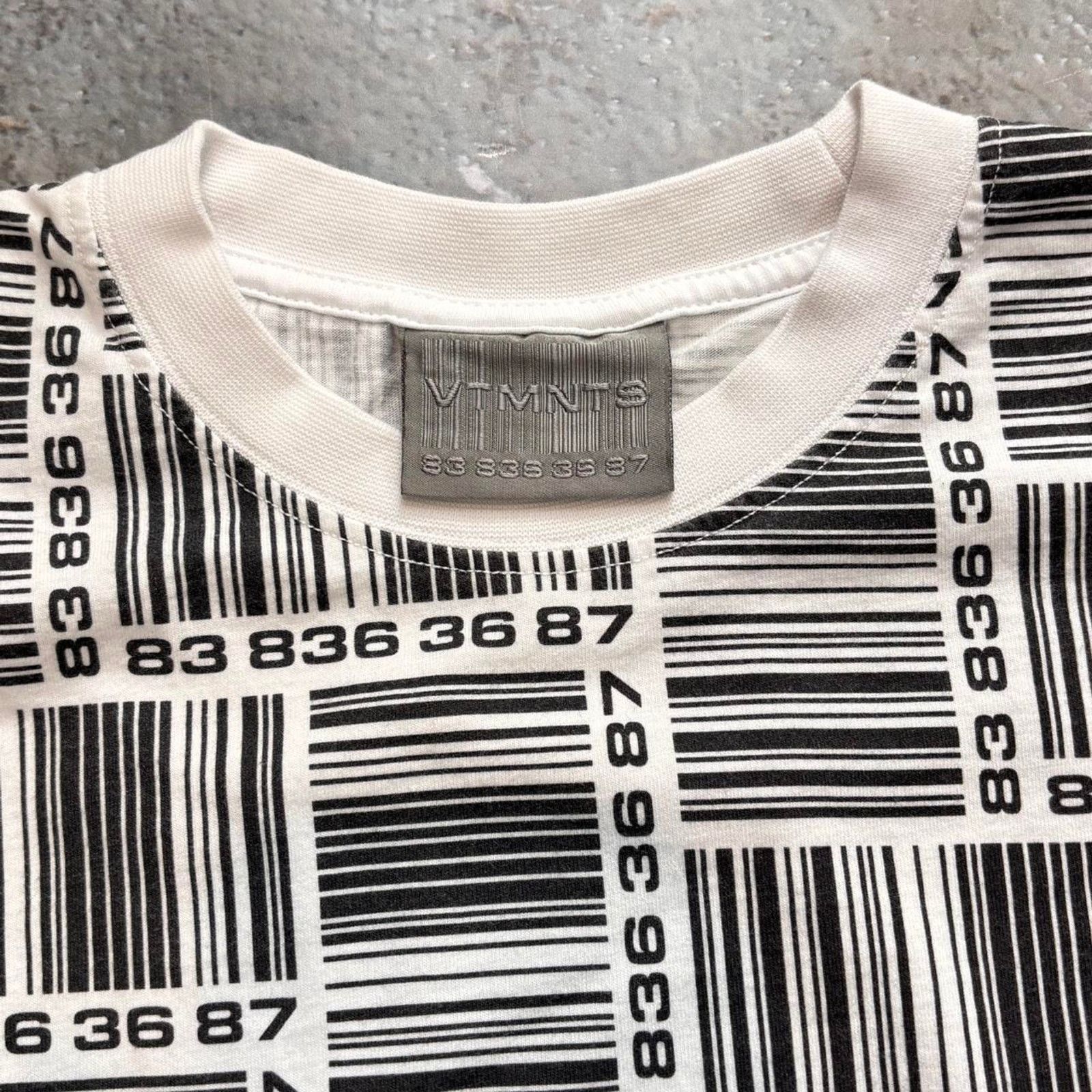 Vetements VTMNTS Barcode All Over Print T Shirt. Size XS Gvasalia Size US S / EU 44-46 / 1 - 4 Thumbnail