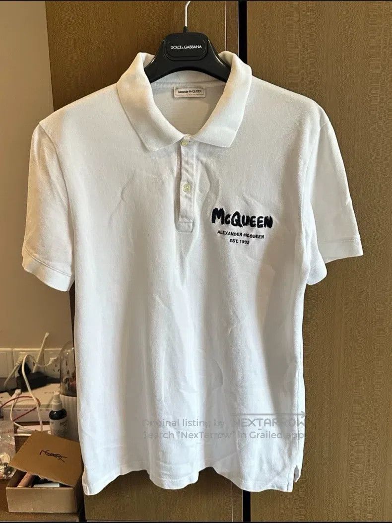 Alexander McQueen Alexander Mcqueen Polo short sleeves Size US S / EU 44-46 / 1 - 1 Thumbnail