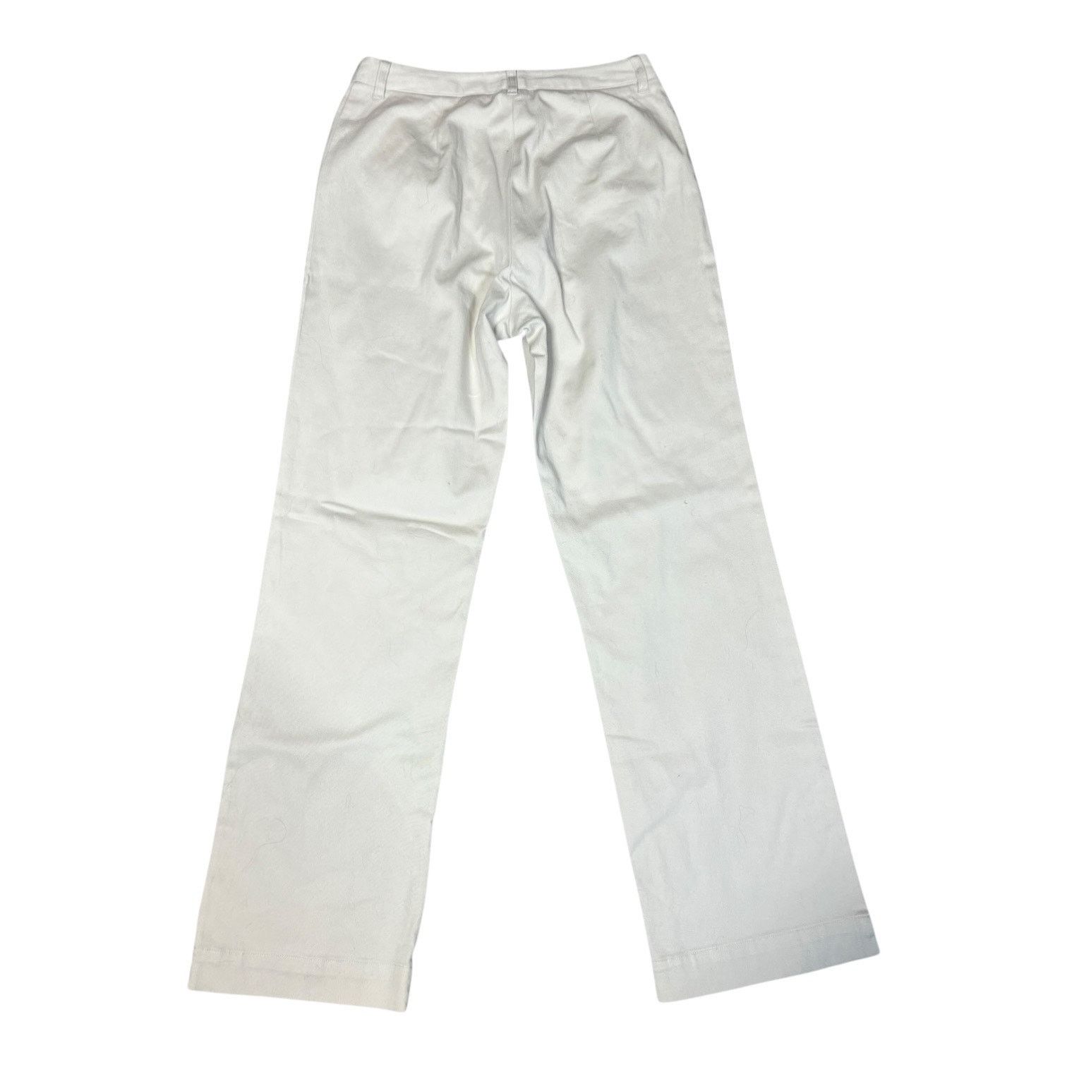 Other Harold’s Women’s White Stretch Pants | Size 0 Size 25" / US 0 / IT 36 - 2 Thumbnail