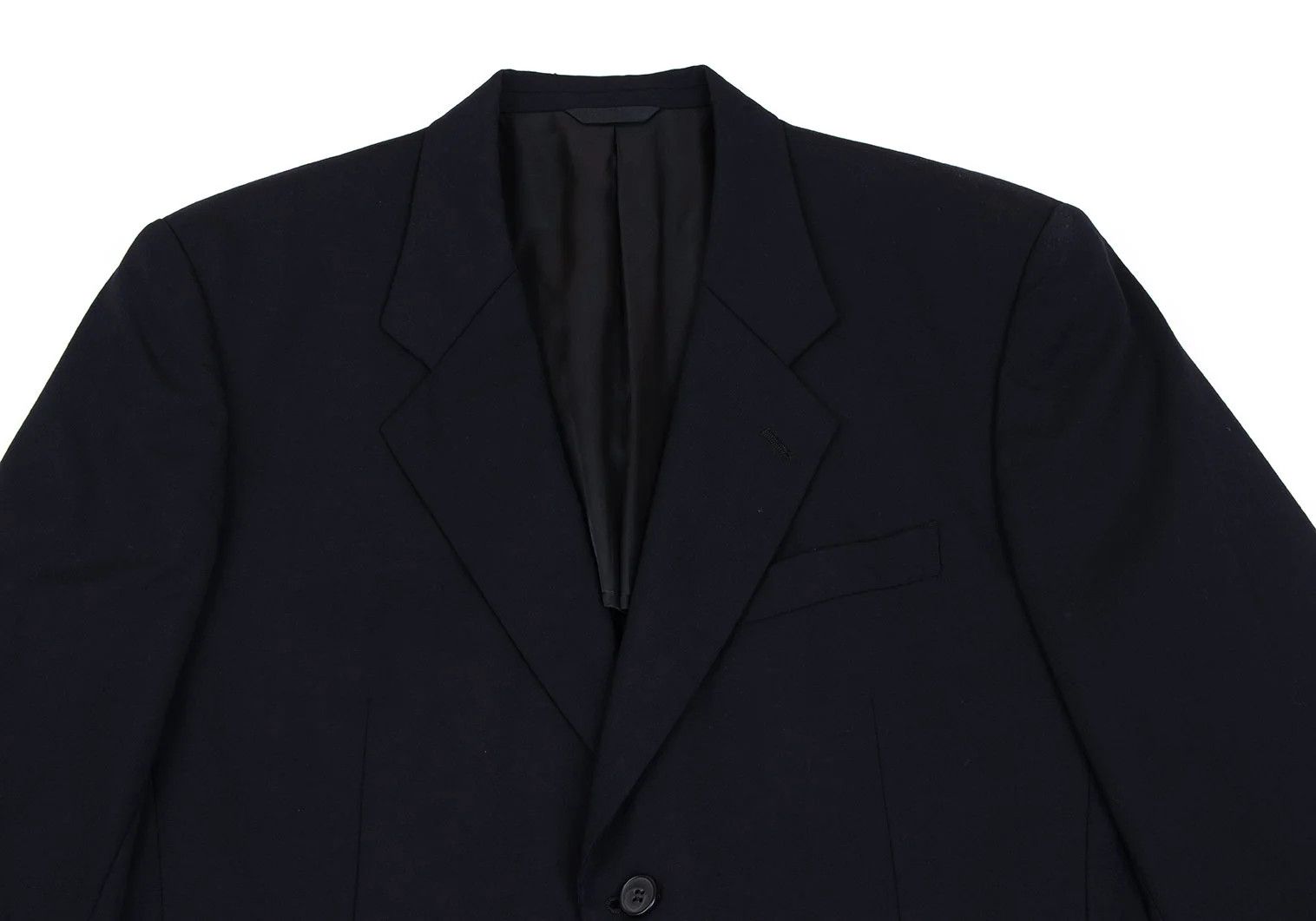 Yohji Yamamoto Yohji Yamamoto DURBAN Wool Tailored Jacket Navy M Size US M / EU 48-50 / 2 - 2 Thumbnail