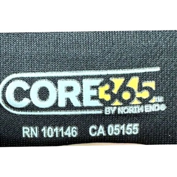 Vintage Core365 By North End Polo Golf Rugby Athletic Mens Large Black Shirt Size US L / EU 52-54 / 3 - 5 Thumbnail