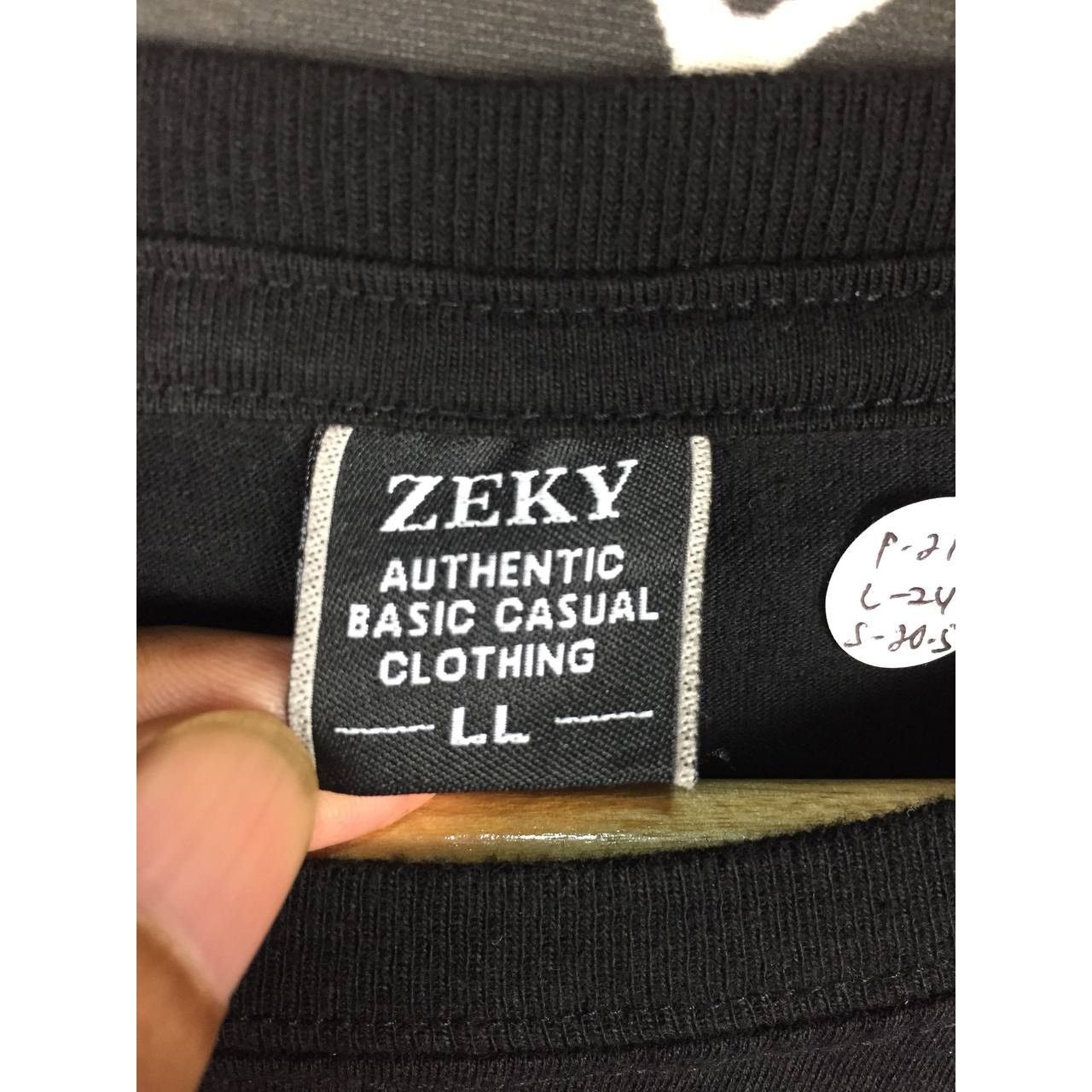 Japanese Brand ZEKY By Freesual Casual Style Guitar Graphic Long SLeeve Tee Size US L / EU 52-54 / 3 - 8 Thumbnail