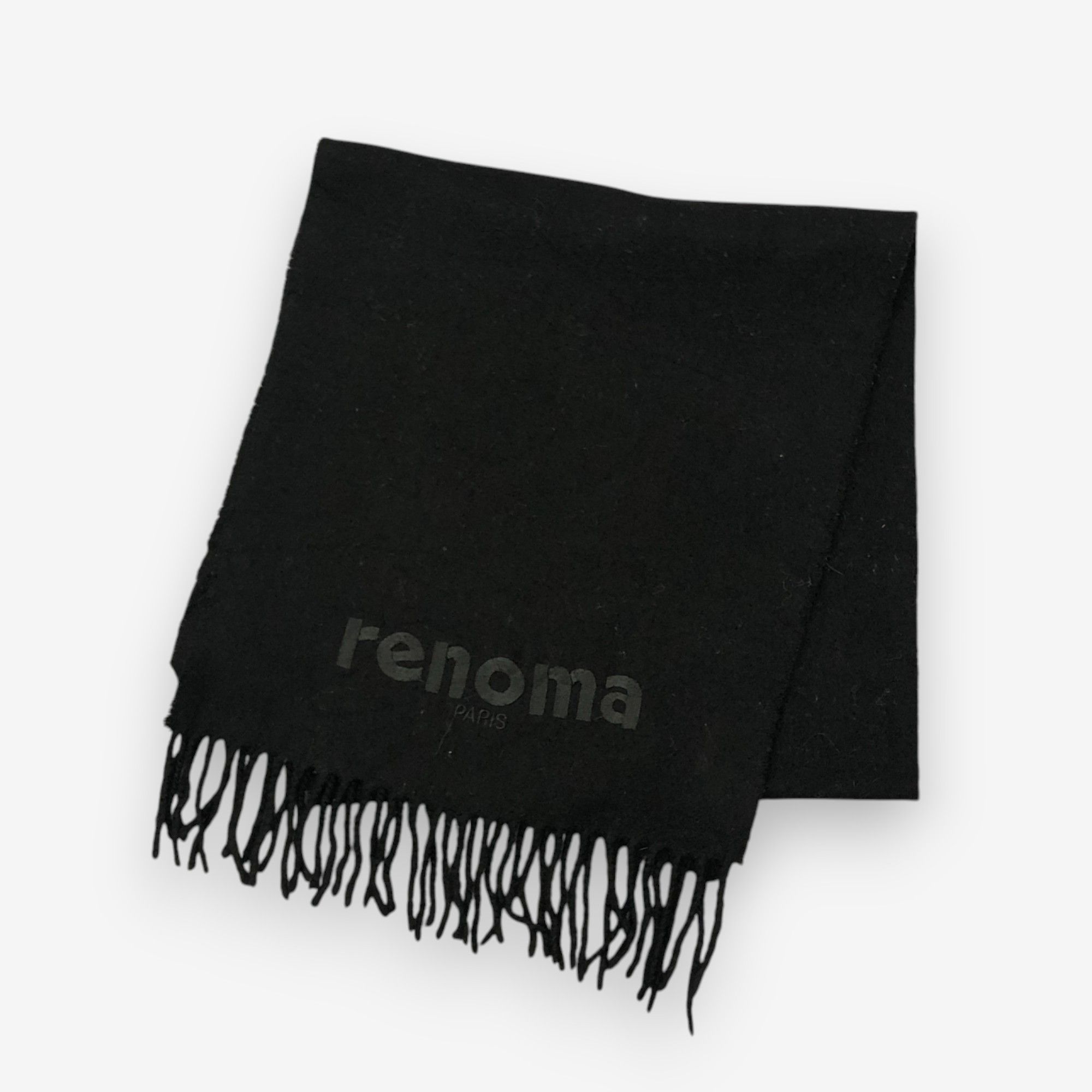 Renoma Vintage Renoma Scarf Muffler Wool Winter Fringe Scarves Size ONE SIZE - 3 Thumbnail